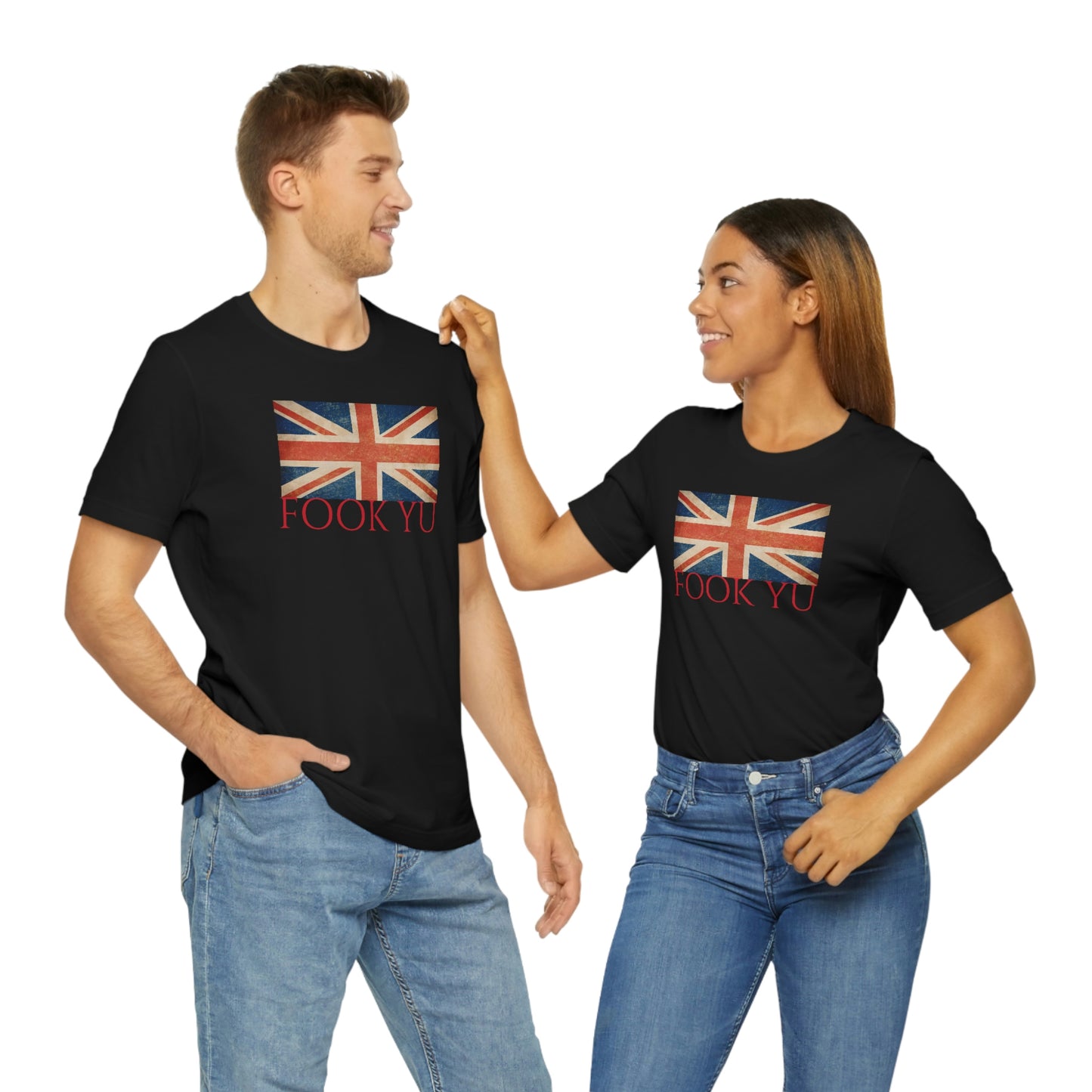 Unisex Jersey Short Sleeve Tee Austin powers "Fook Yu"