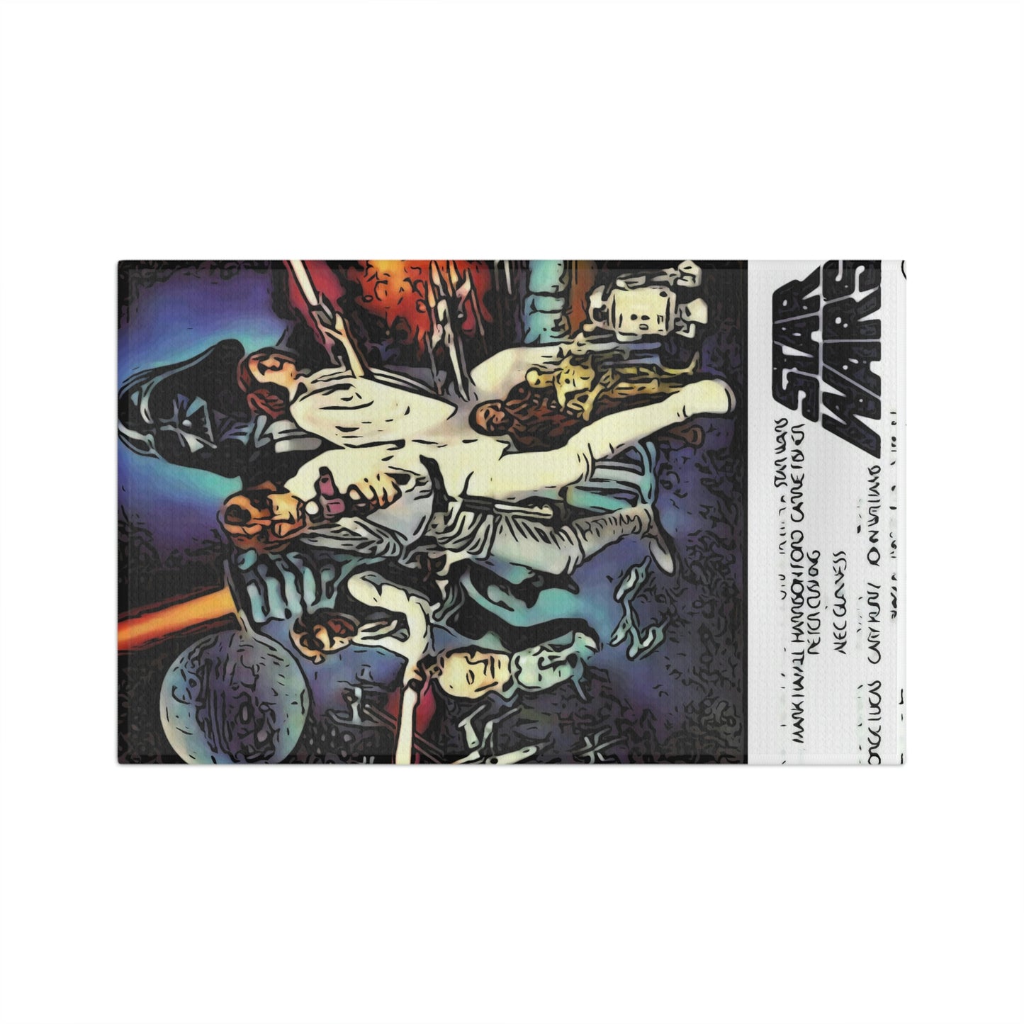 Soft Tea Towel Star Wars Movie Poster Vintage
