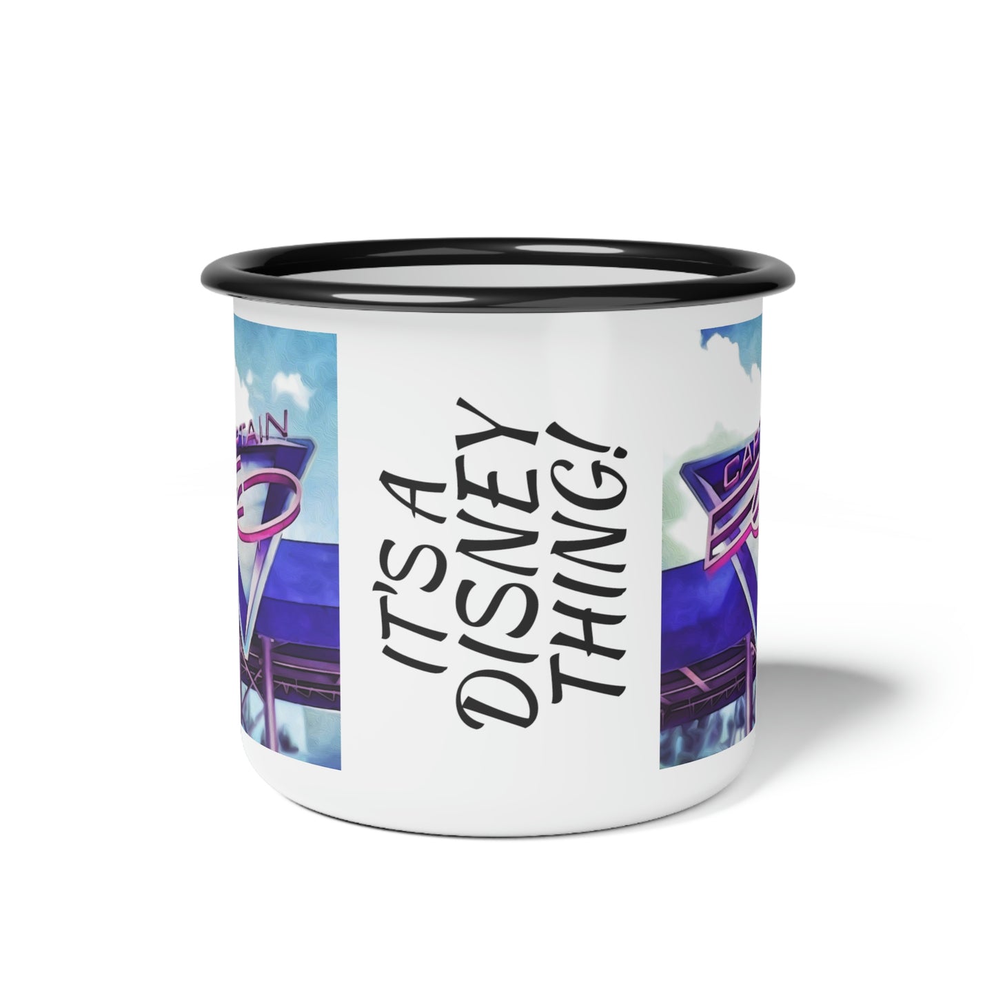 A Enamel Camp Cup Disneyland ~Captain EO~ It's A Disney Thing!
