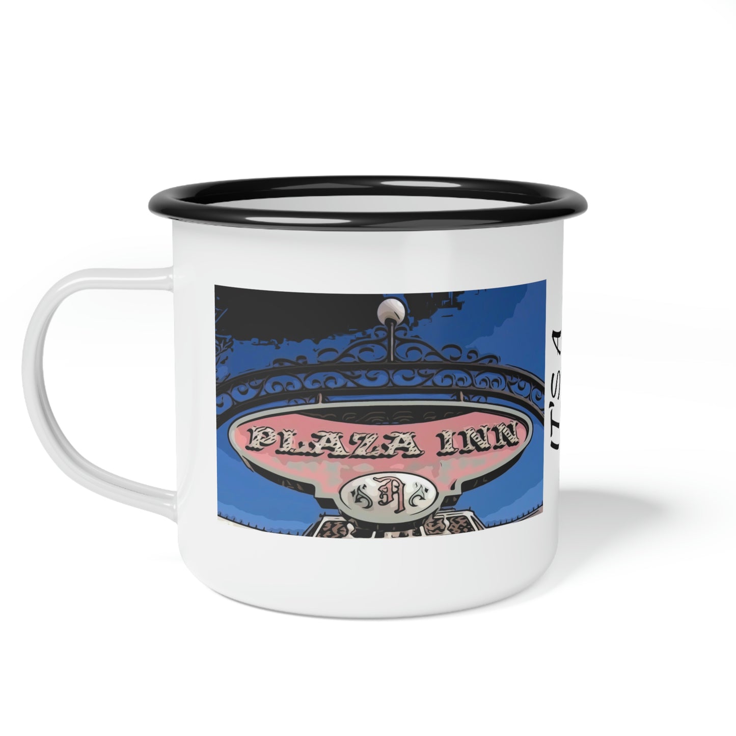 A Enamel Camp Cup Disneyland ~Plaza Inn~ It's A Disney Thing!