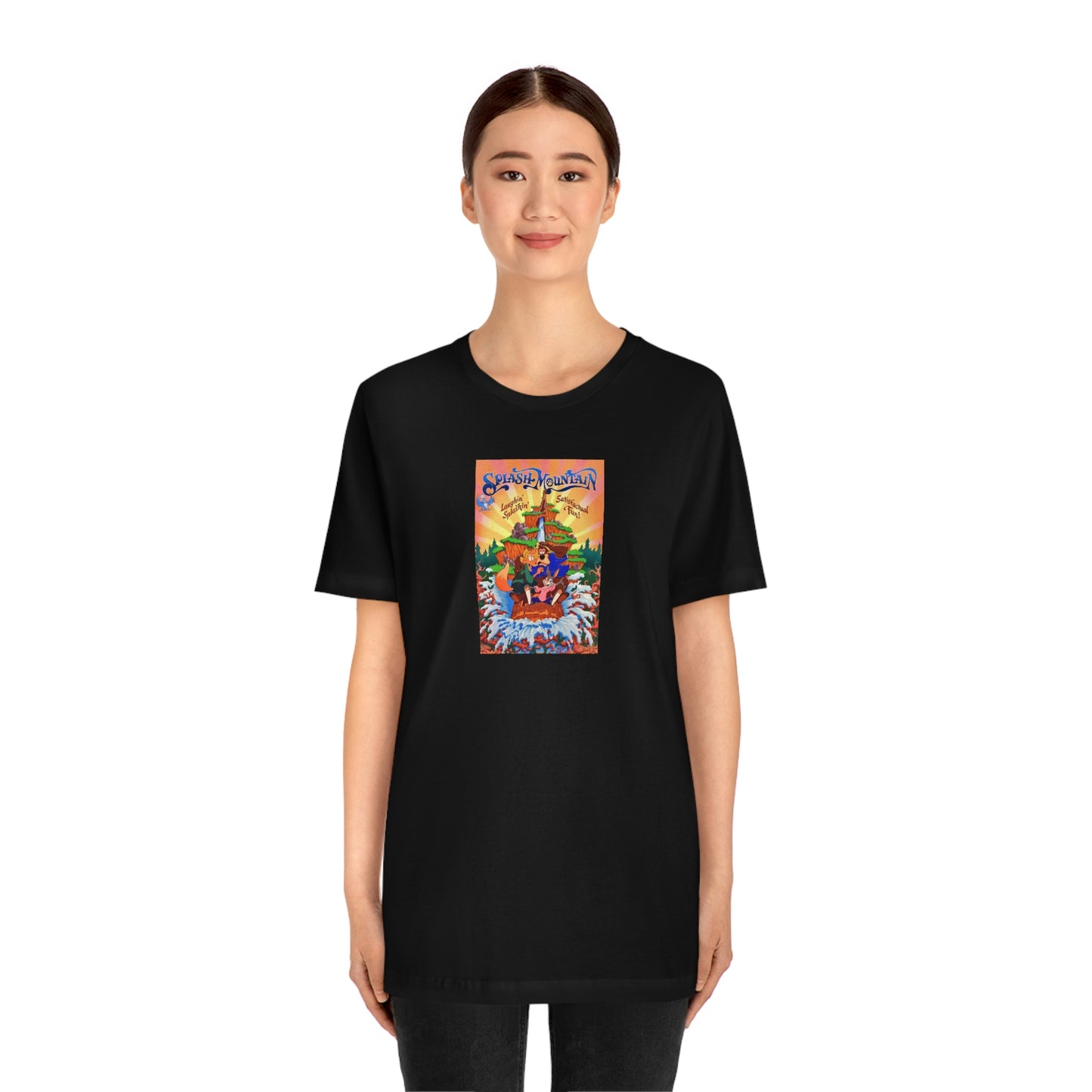 Unisex Jersey Short Sleeve Tee Disneyland ~ Splash Mountain ~ Ride