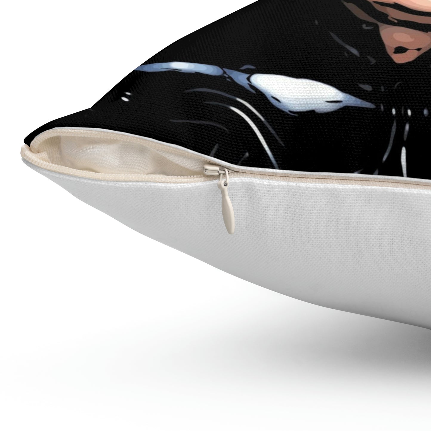 Spun Polyester Square Pillow ~Spaceballs~ Dark Helmet~
