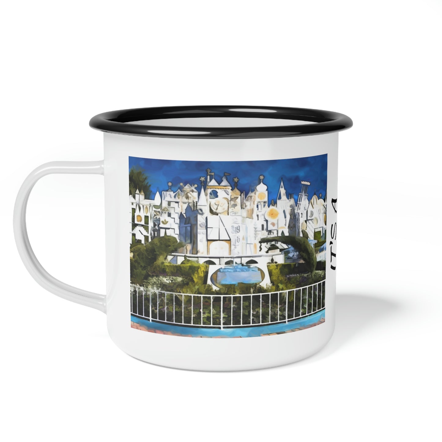 A Enamel Camp Cup Disneyland ~It's A Small World~ It's A Disney Thing!
