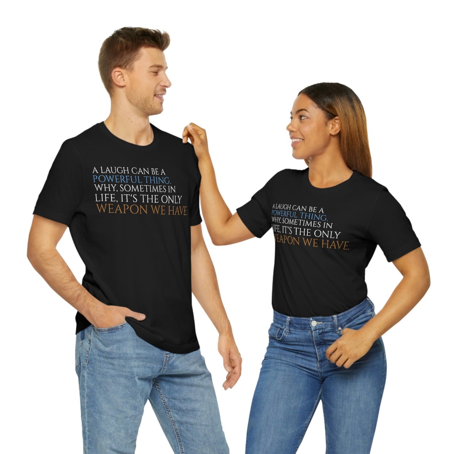 Unisex Jersey Short Sleeve Tee Who Framed Roger rabbit - A laugh can be a powerful thing