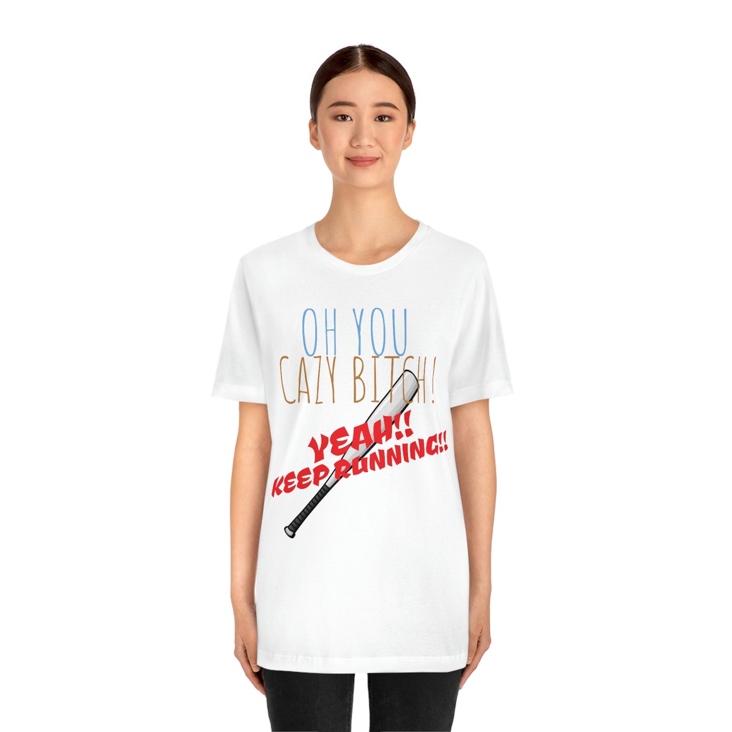 Unisex Jersey Short Sleeve Tee KEEP RUNING