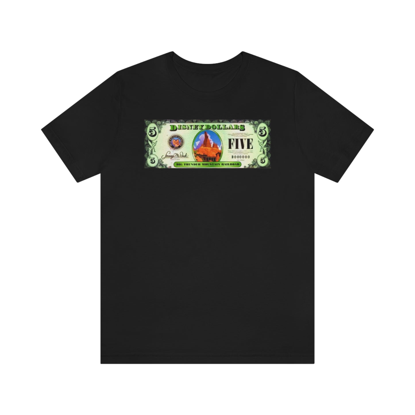 Unisex Jersey Short Sleeve Tee DISNEY DOLLARS 5 BIG Thunder