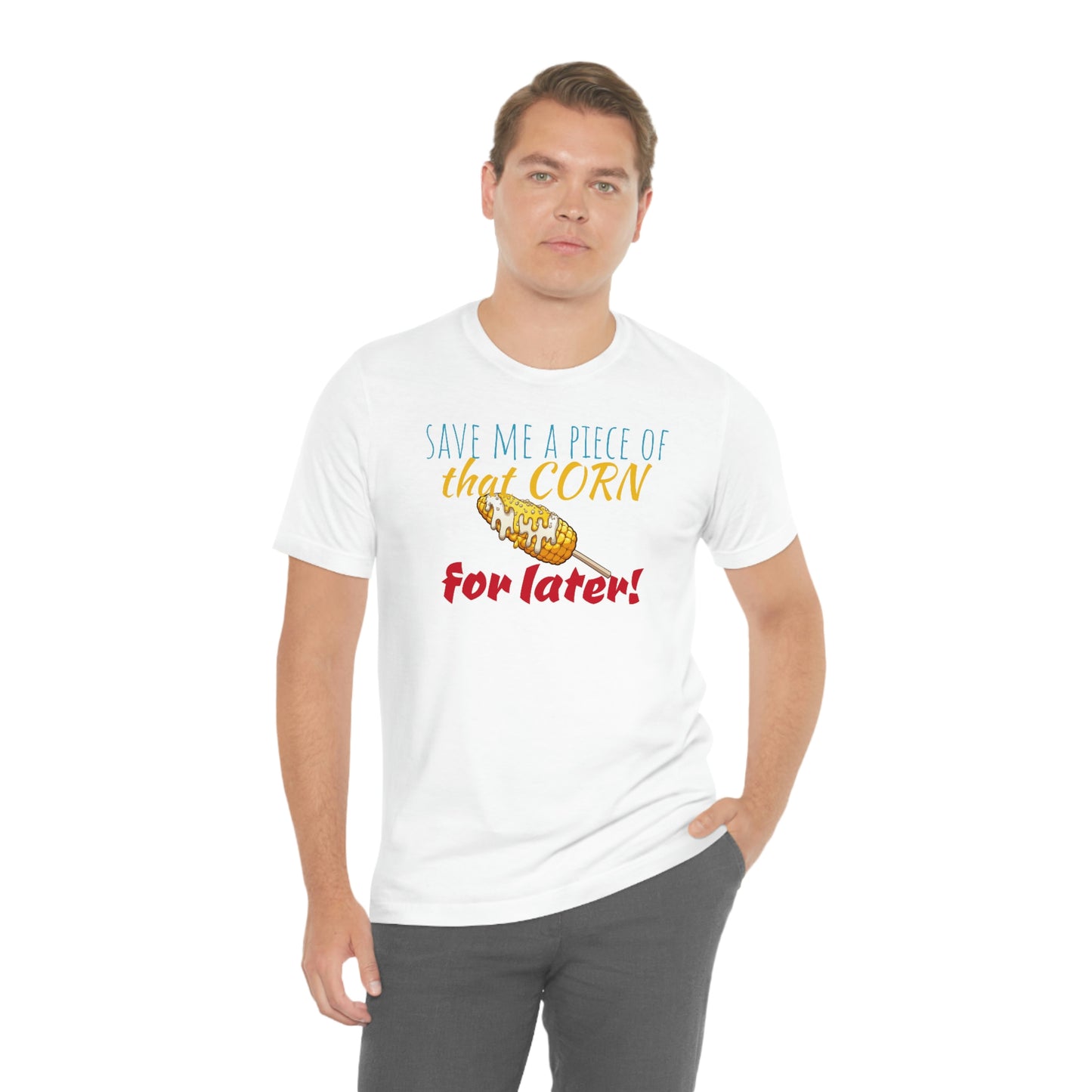 Unisex Jersey Short Sleeve Tee Corn for later