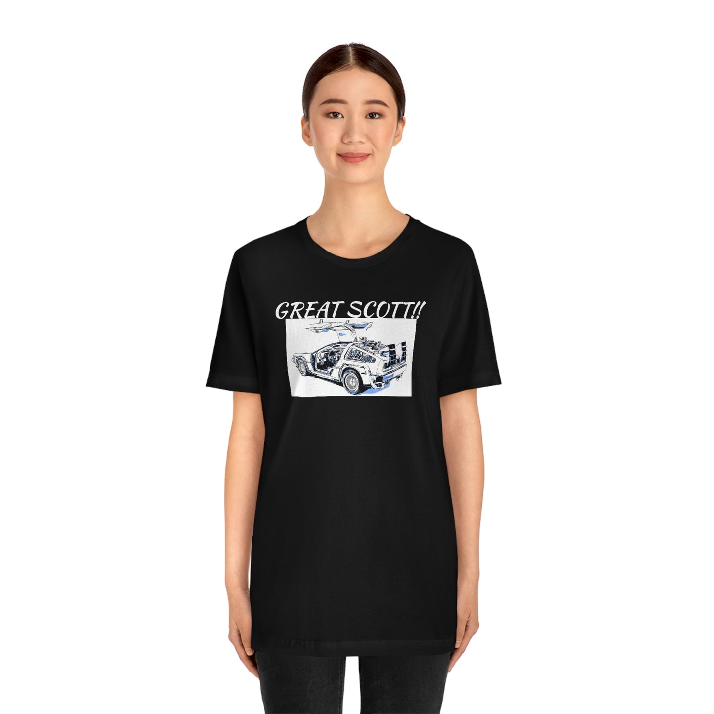 Unisex Jersey Short Sleeve Tee BACK TO THE Future " Great Scott!!"