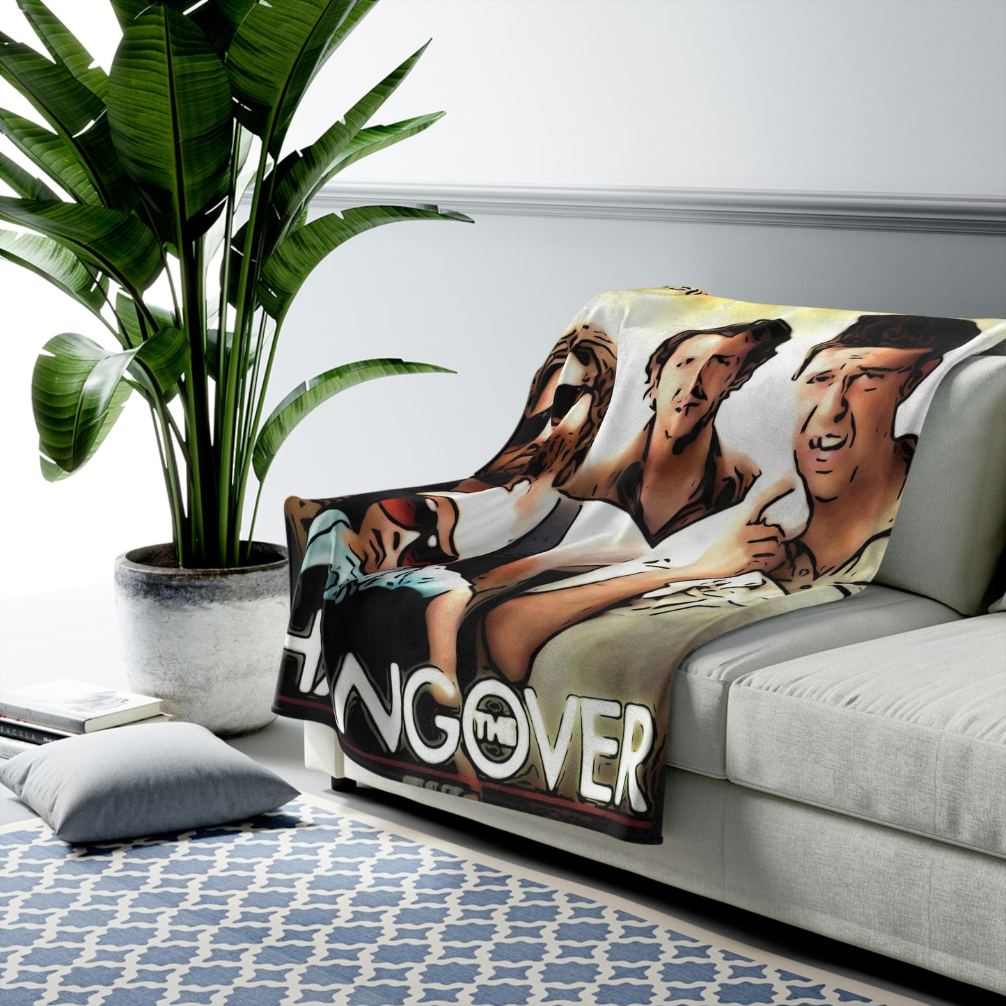 Velveteen Plush Blanket The Hang Over Movie Poster