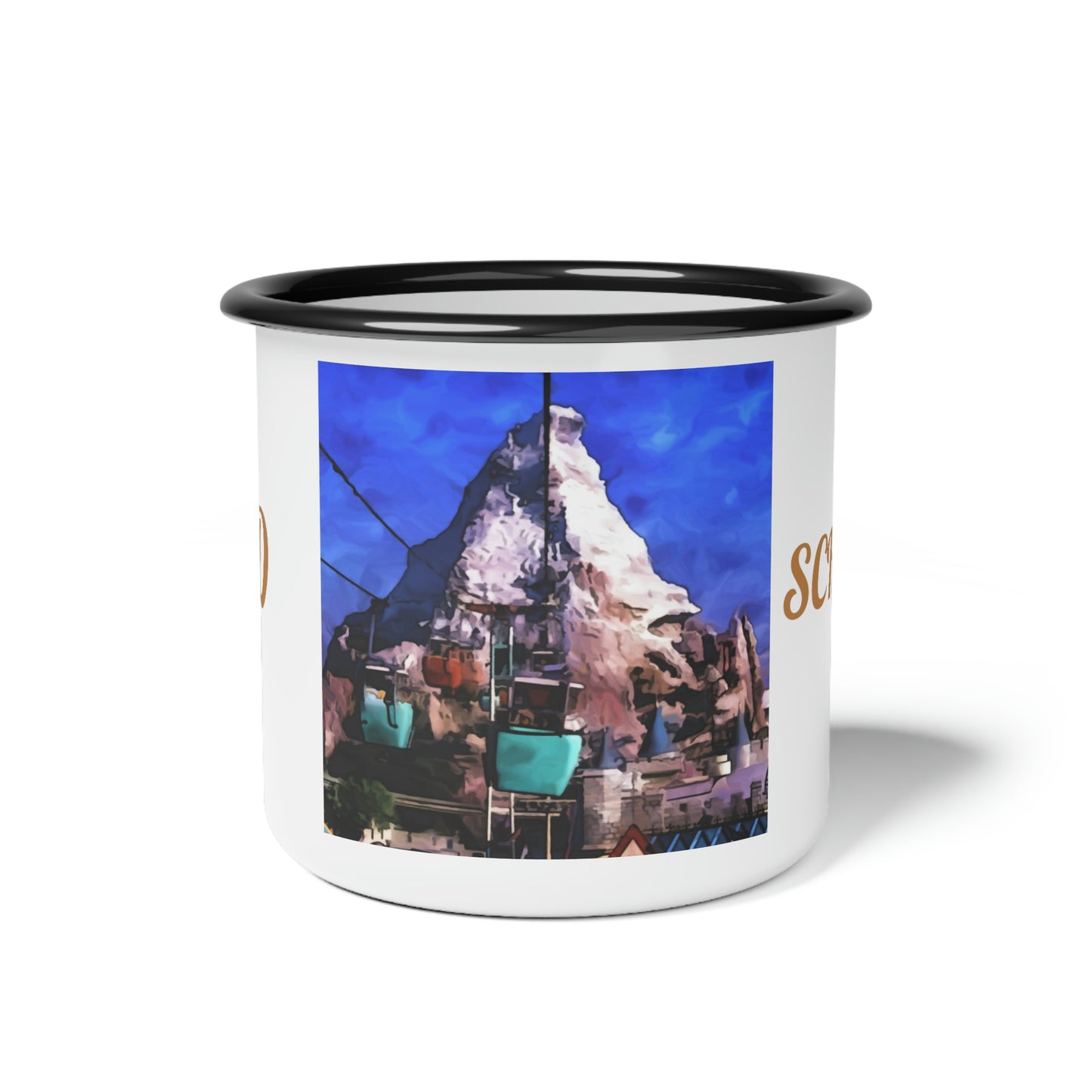 Enamel Camp Cup Disneyland ~ Sky Buckets - Old School