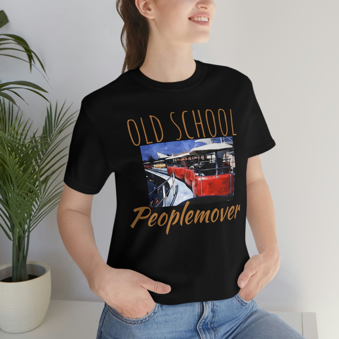 Unisex Jersey Short Sleeve Tee Disneyland people mover