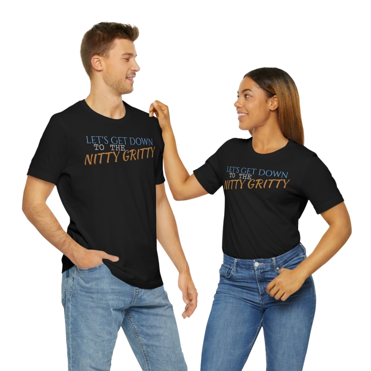 Unisex Jersey Short Sleeve Tee Nacho Libre - "Nitty Gritty"