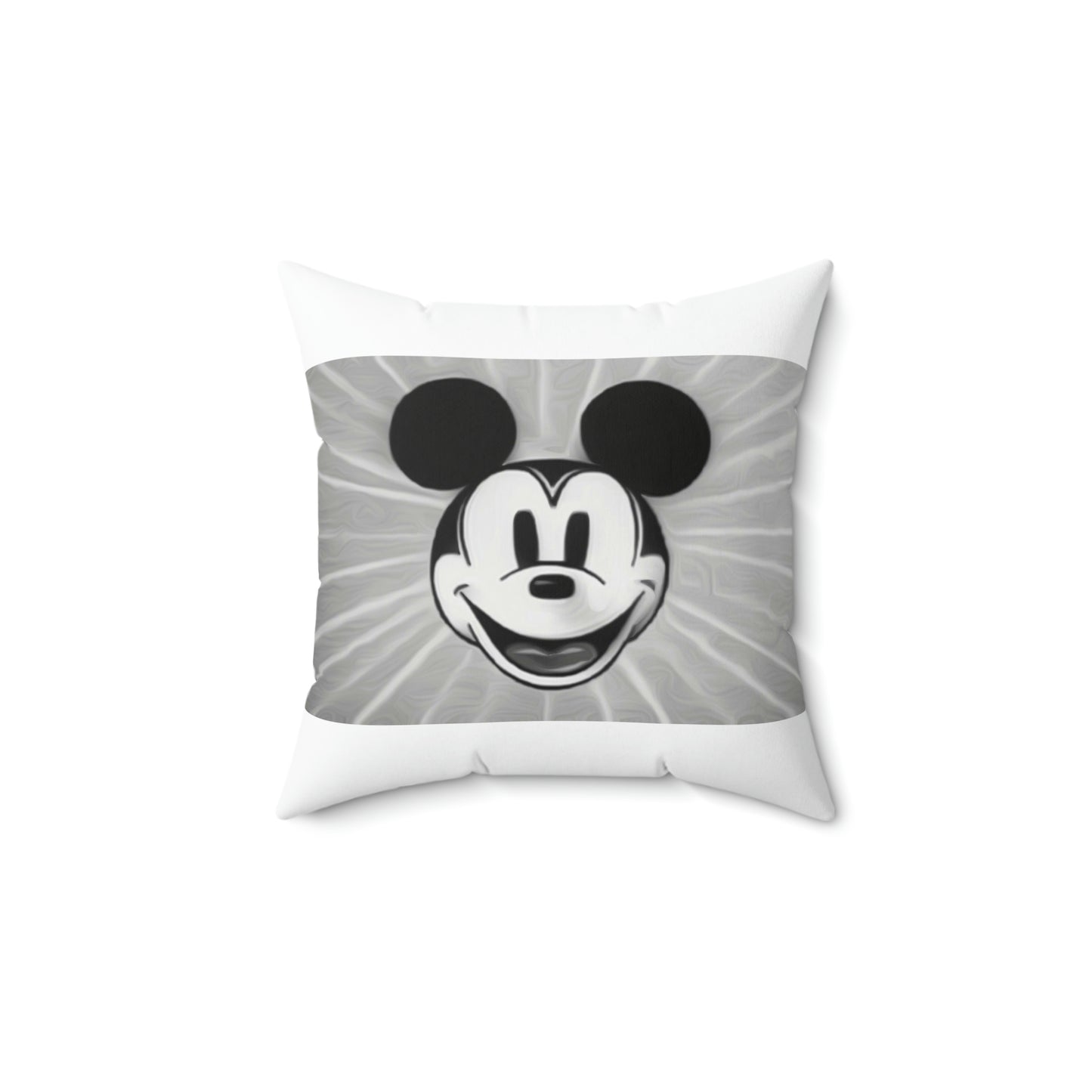 Spun Polyester Square Pillow Disney ~Mickey Mouse ~