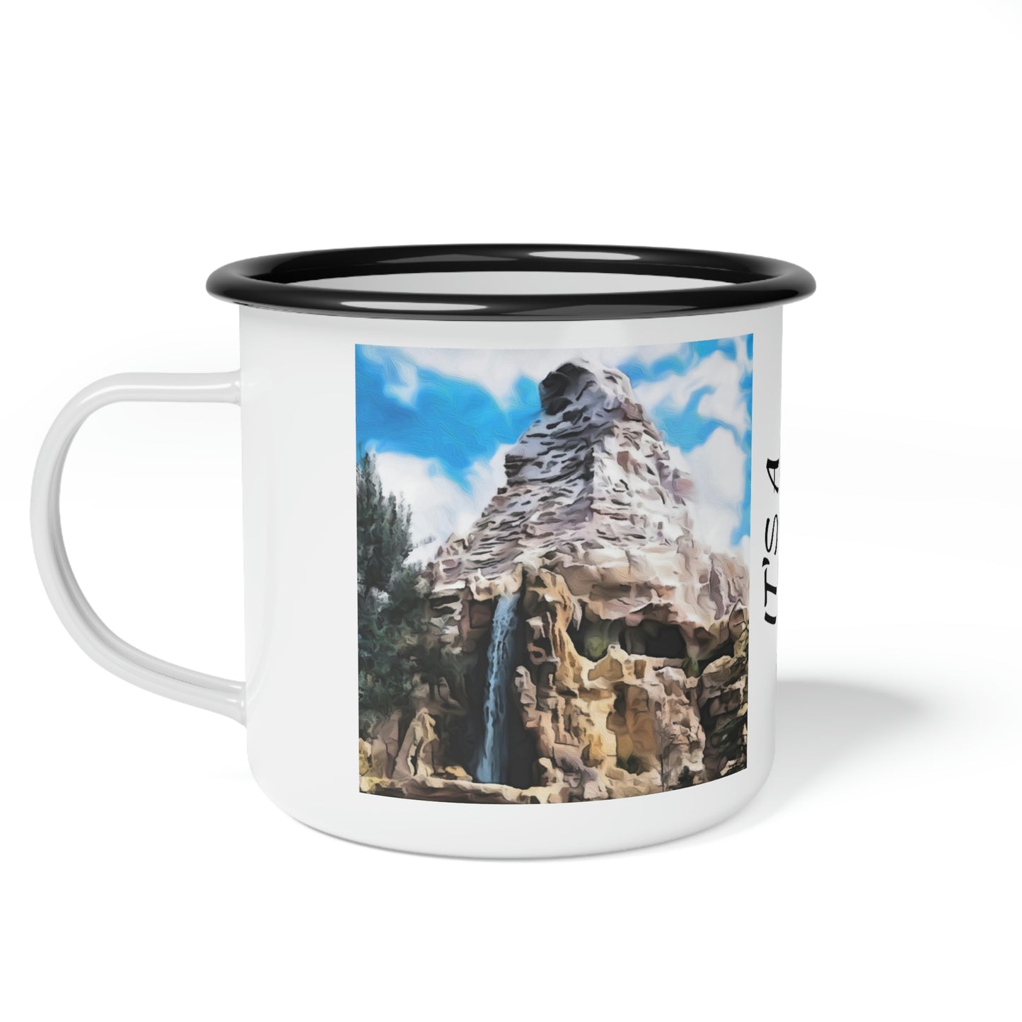 A Enamel Camp Cup Disneyland ~ Matterhorn Bobsleds ~ It's A Disney Thing!