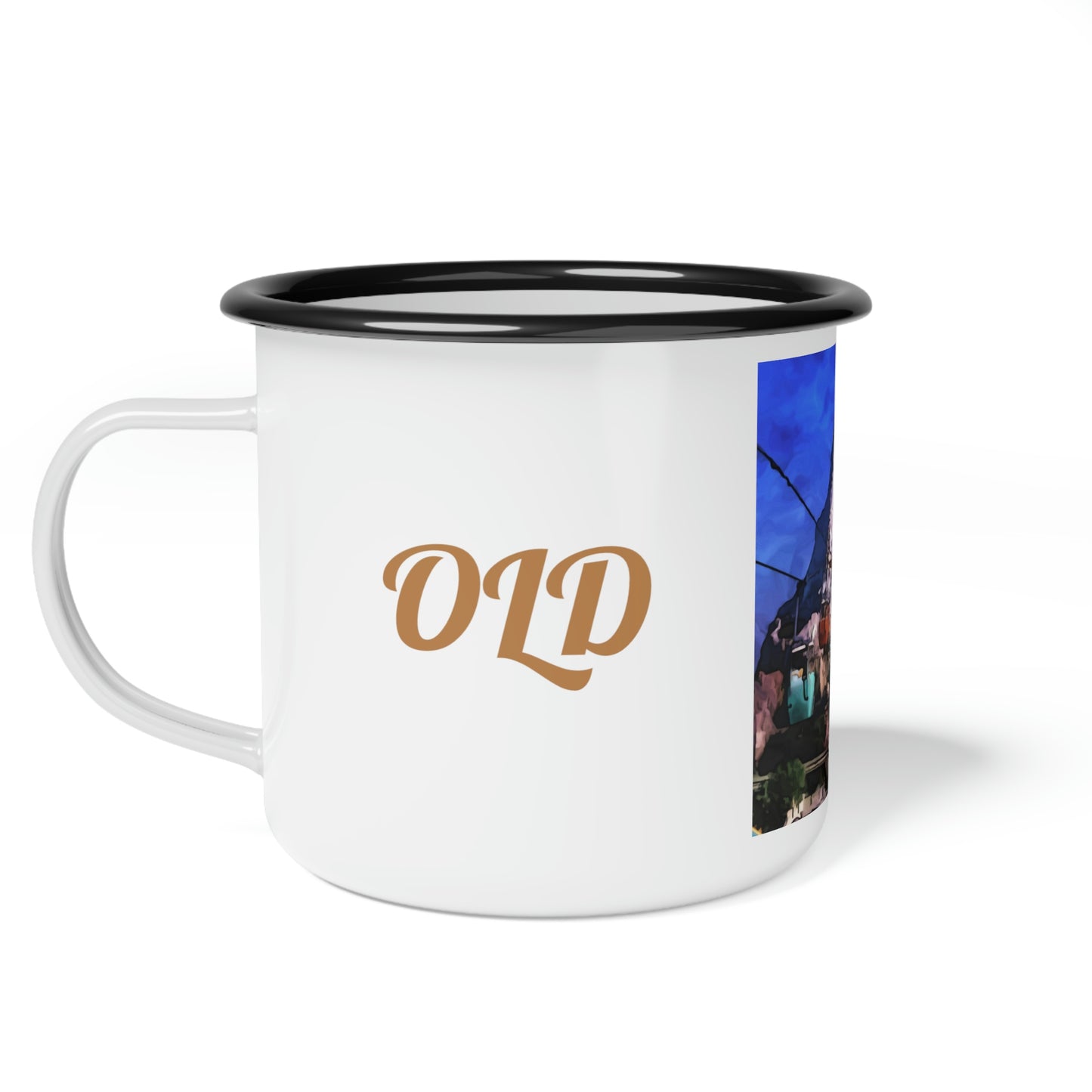 Enamel Camp Cup Disneyland ~ Sky Buckets - Old School