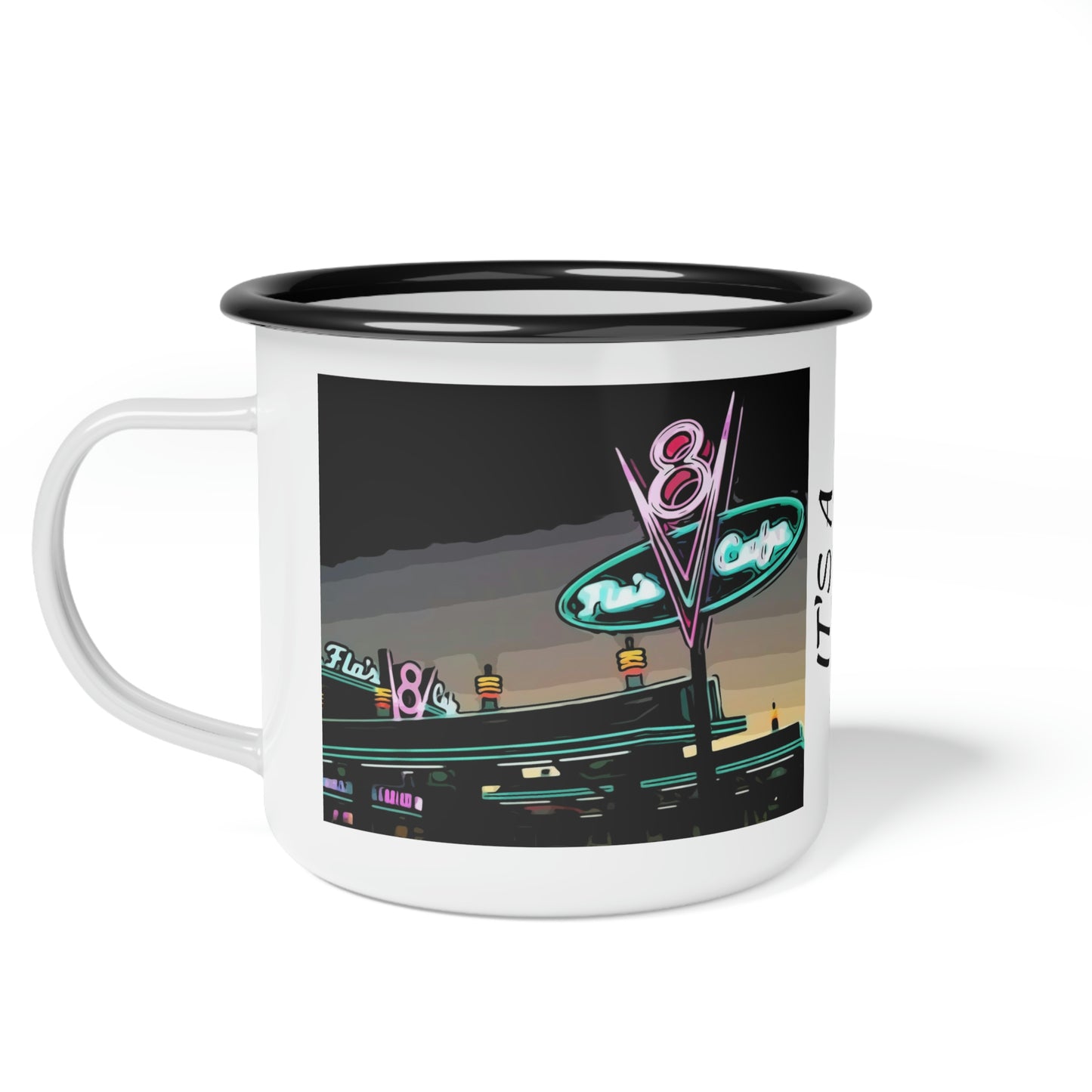 A Enamel Camp Cup Disneyland ~Flo's V8~ It's A Disney Thing!