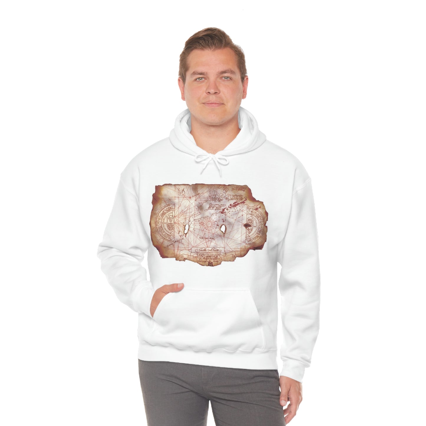 Unisex Heavy Blend™ Hooded sweatshirt ~ The Gonnies ~ map