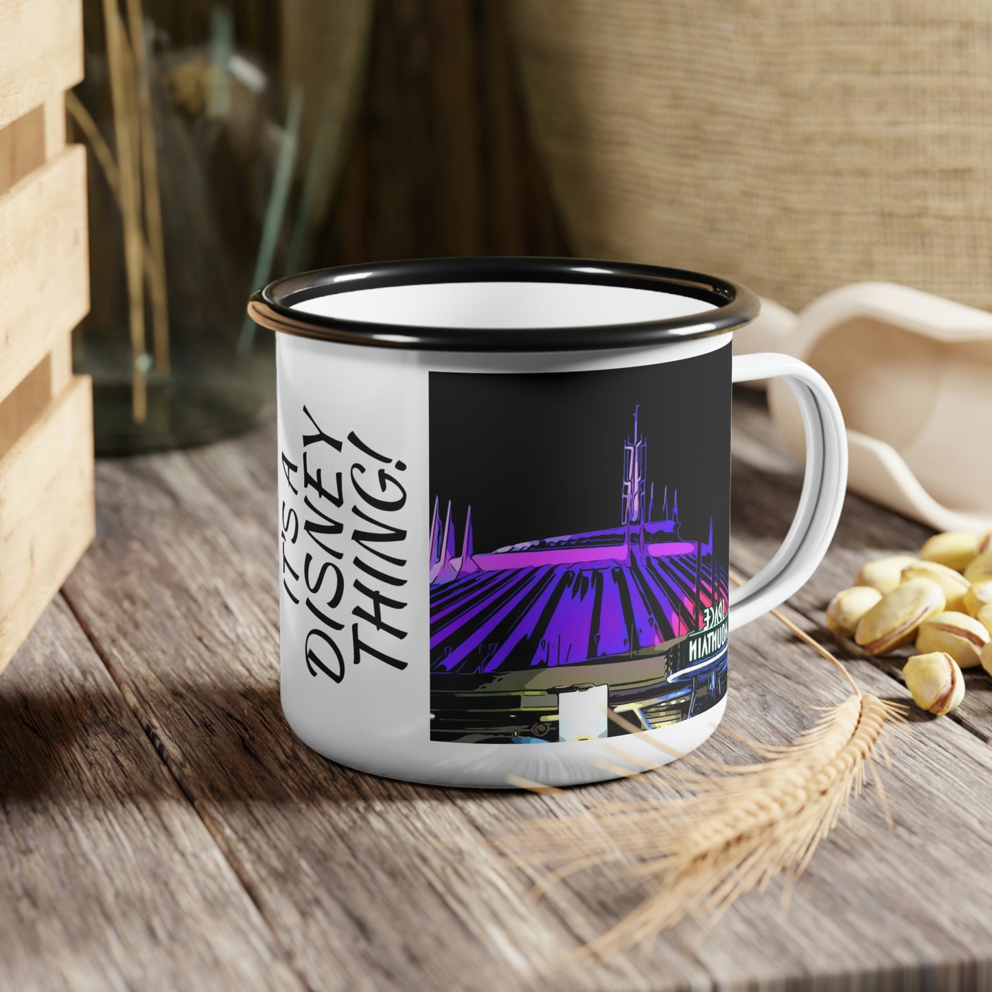 Copy of Copy of Copy of Enamel Camp Cup Disneyland ~ Space Mountain ~ It's A Disney Thing!