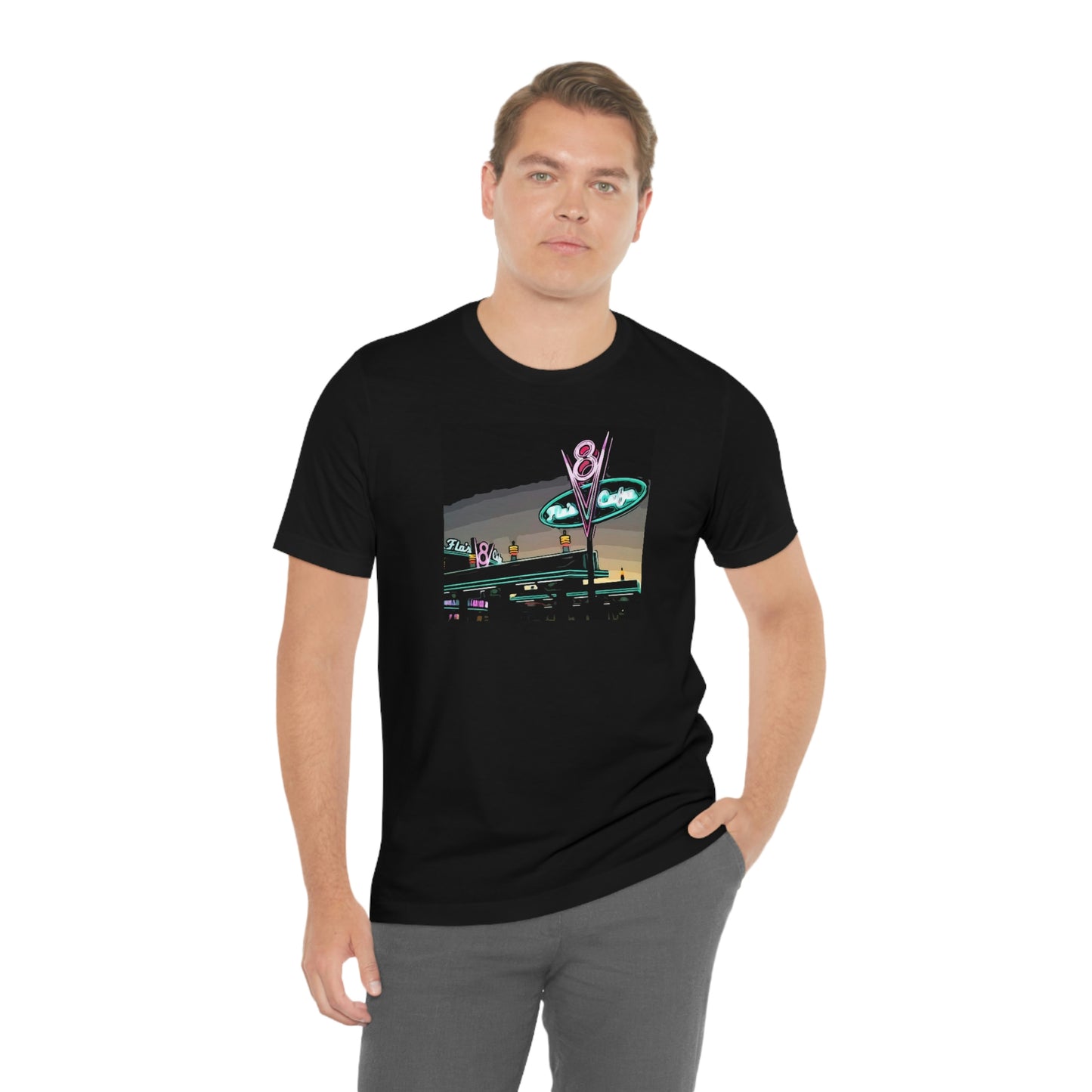 Unisex Jersey Short Sleeve Tee DISNEYLAND FLO'S V8