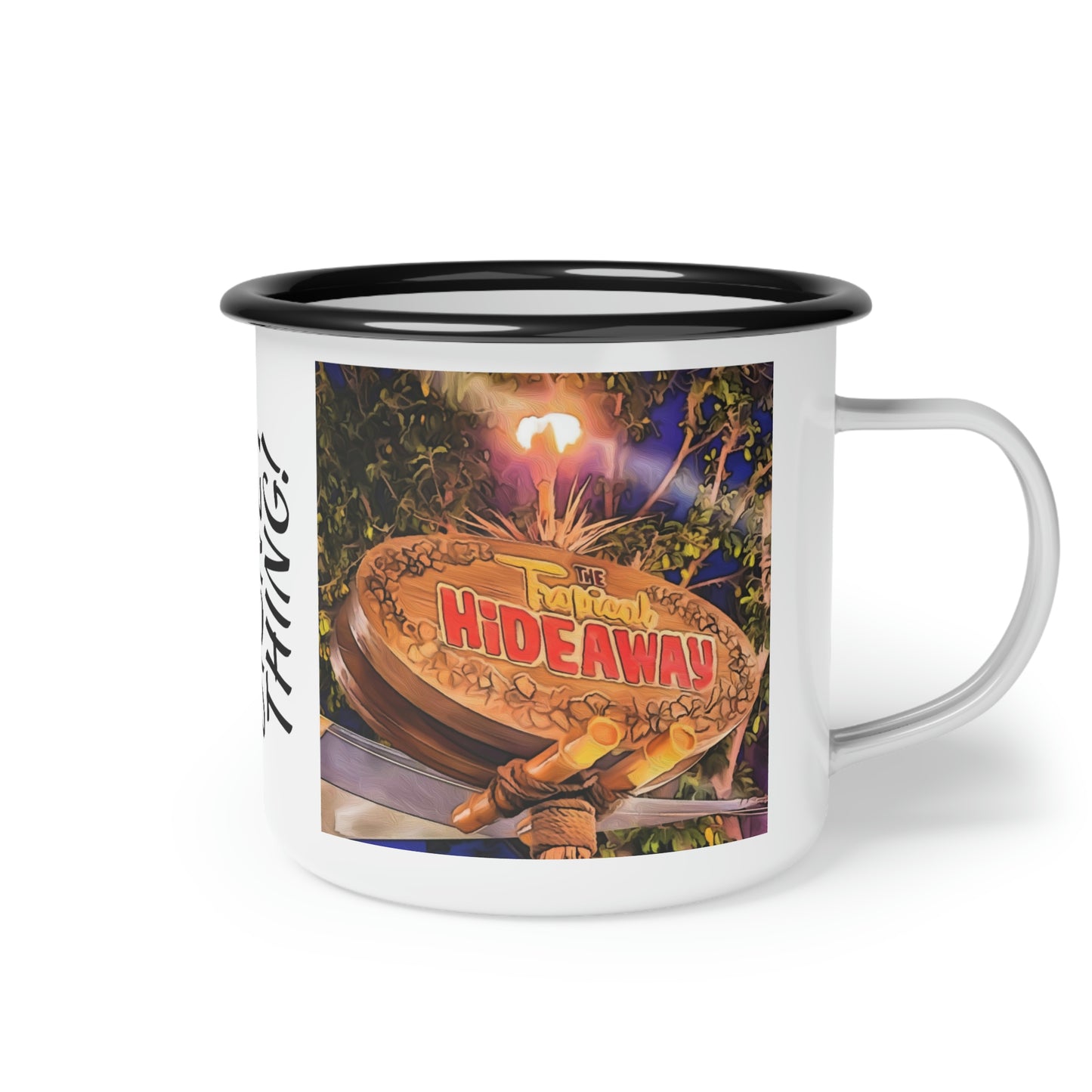 A Enamel Camp Cup Disneyland ~Tropical Hide Away~ It's A Disney Thing!