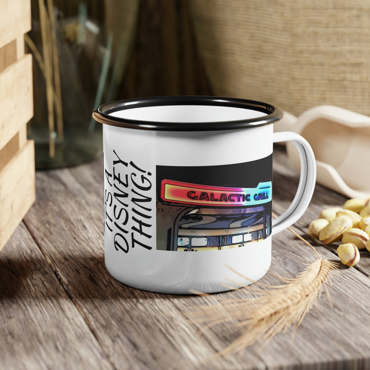 A Enamel Camp Cup Disneyland ~Galactic Gril~ It's A Disney Thing!