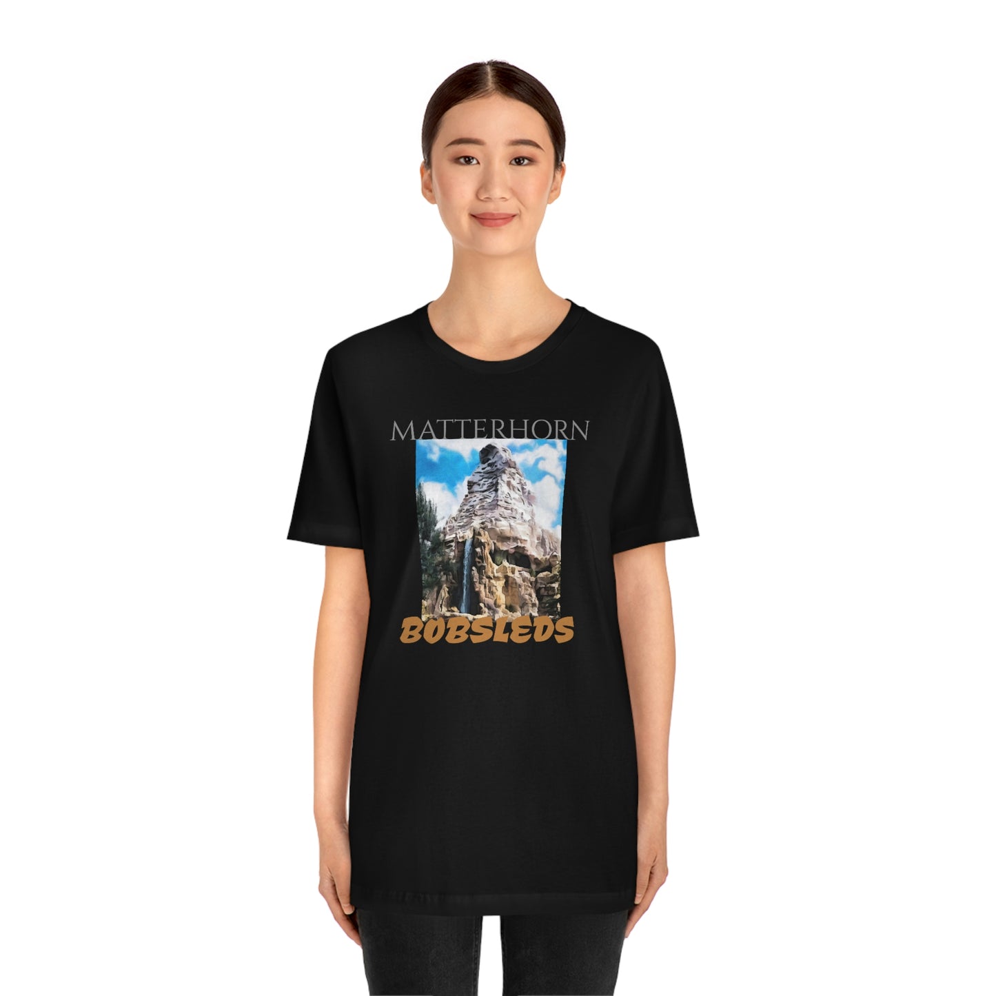 Unisex Jersey Short Sleeve Tee Disneyland MATTERHORN MOUNTAIN
