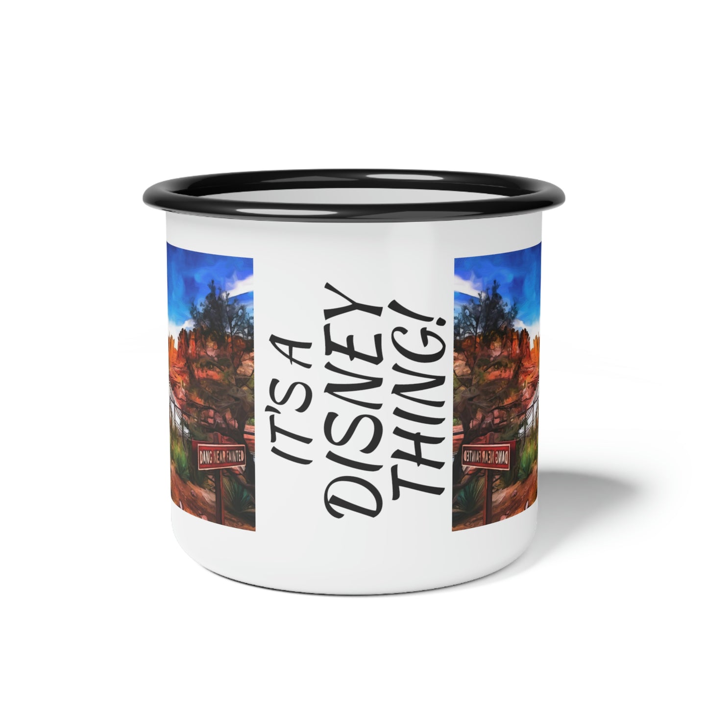 A Enamel Camp Cup Disneyland ~Radiator Springs Racer's ~ It's A Disney Thing!