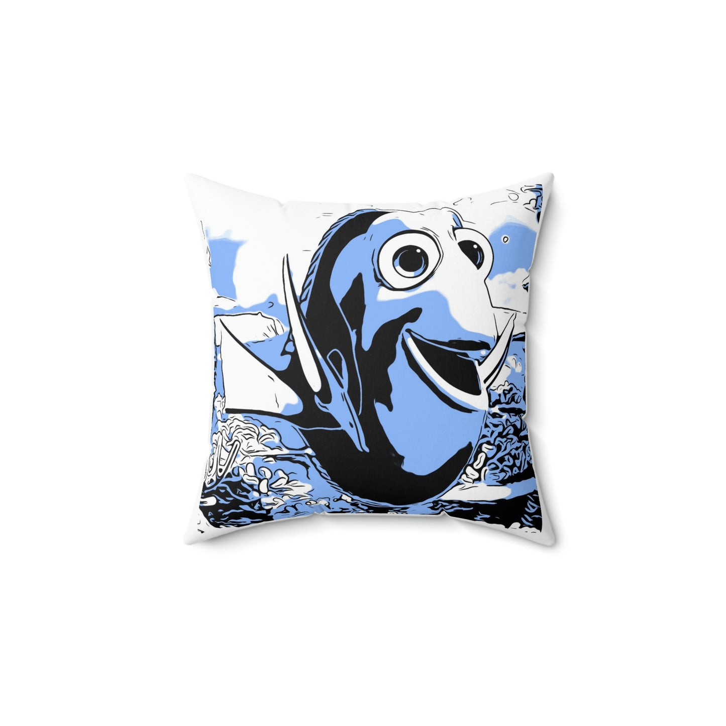 Spun Polyester Square Pillow Disney ~Dory~