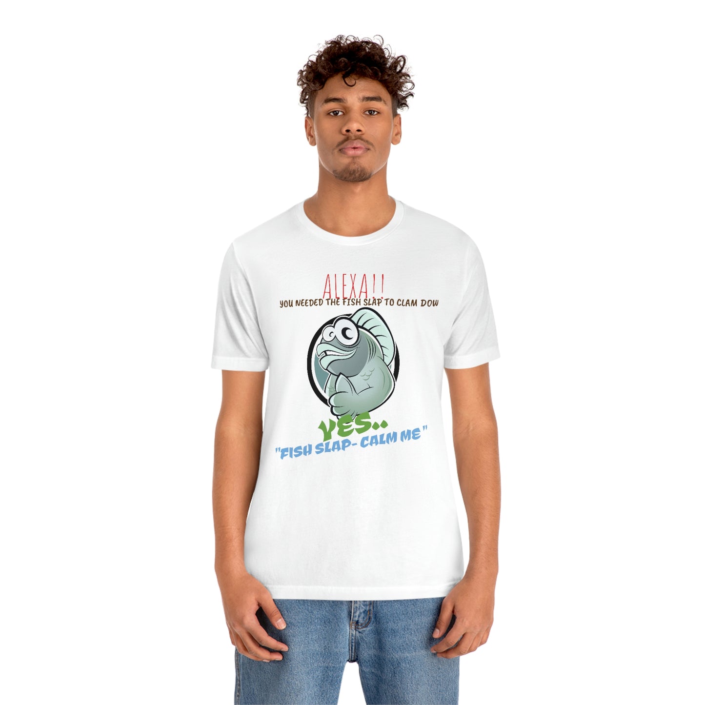 Unisex Jersey Short Sleeve Tee 50 first dates FISH SLAP