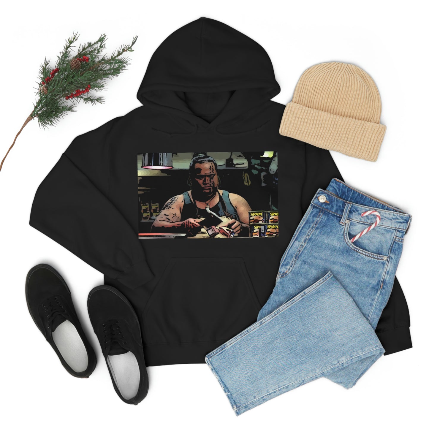 Unisex Heavy Blend™ Hooded Sweatshirt 50 First Dates ~ Nick ~ Tattoo Face