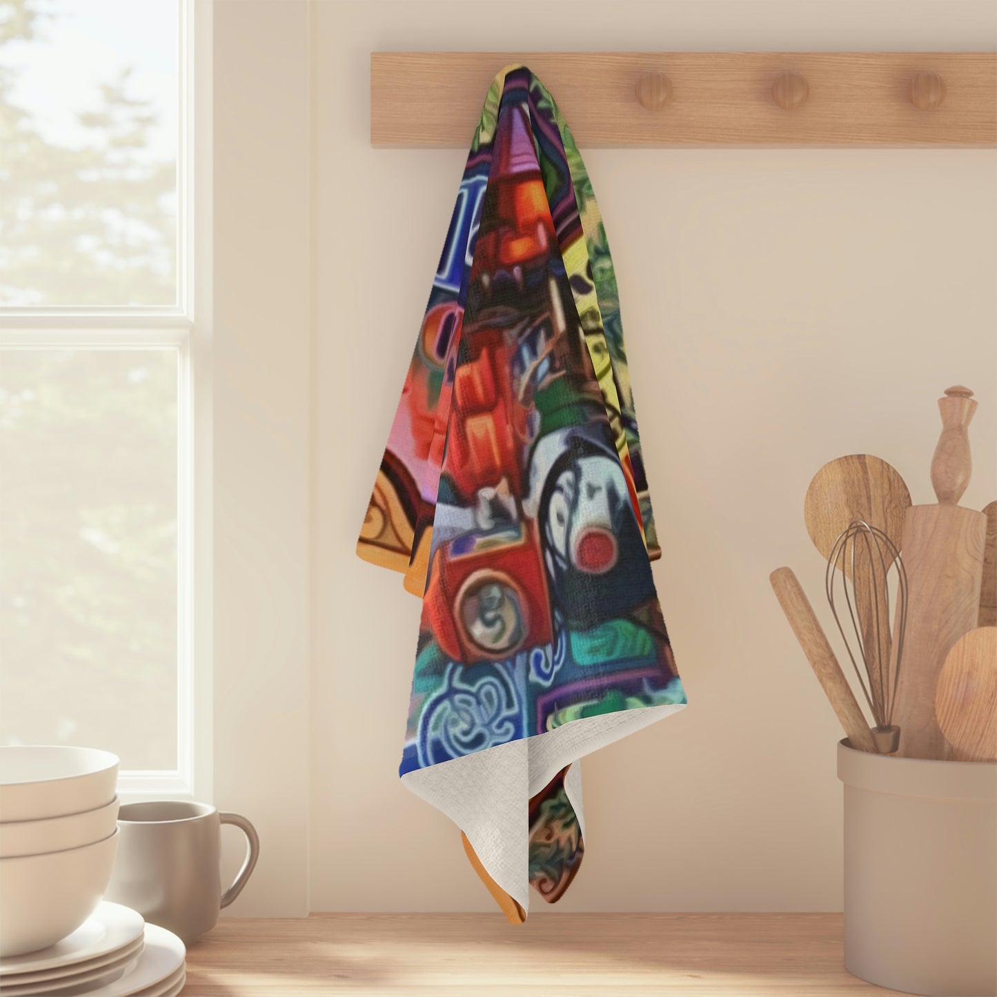 Soft Tea Towel Disneyland ~ Rail Road ~ Train Ride ~ Poster