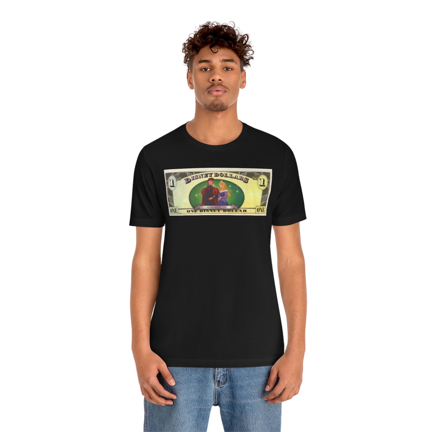 Unisex Jersey Short Sleeve Tee DISNEYLAND DOLLARS SLEEPING Beauty