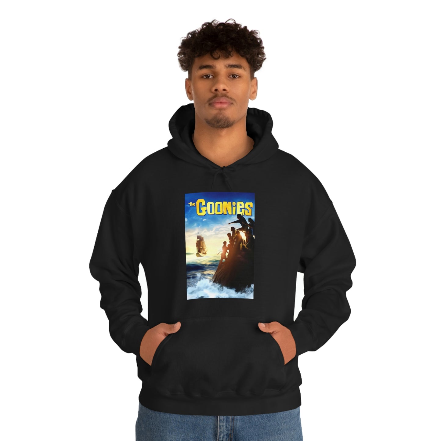 Unisex Heavy Blend™ Hooded Sweatshirt The Goonies Movie Poster