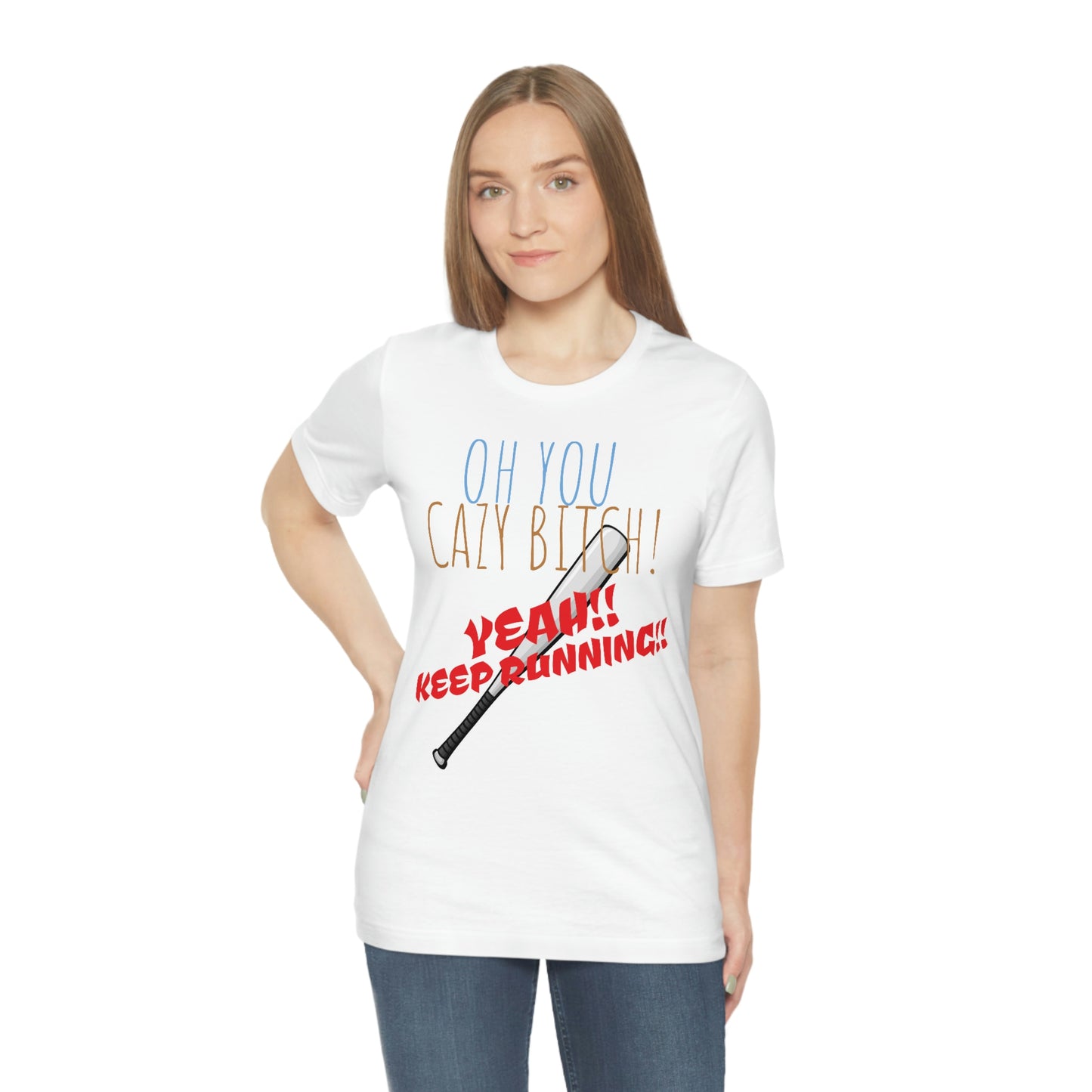 Unisex Jersey Short Sleeve Tee KEEP RUNING