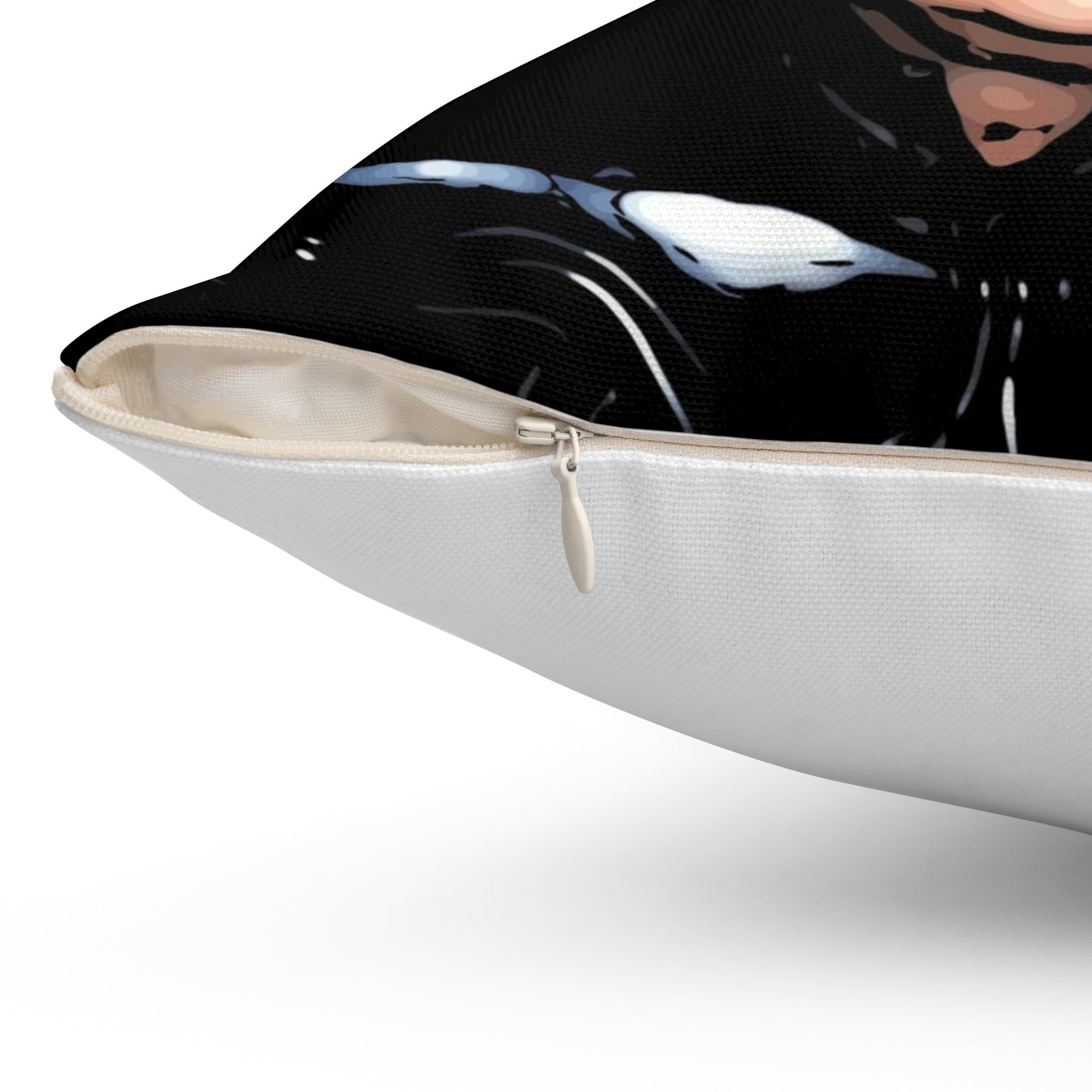 Spun Polyester Square Pillow ~Spaceballs~ Dark Helmet~