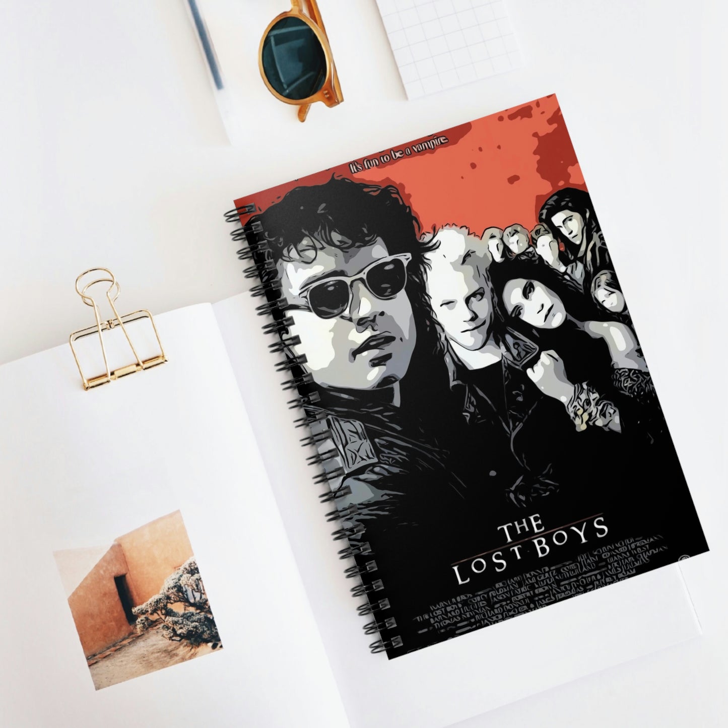 Spiral Notebook - Ruled Line The Lost Boys movie poster