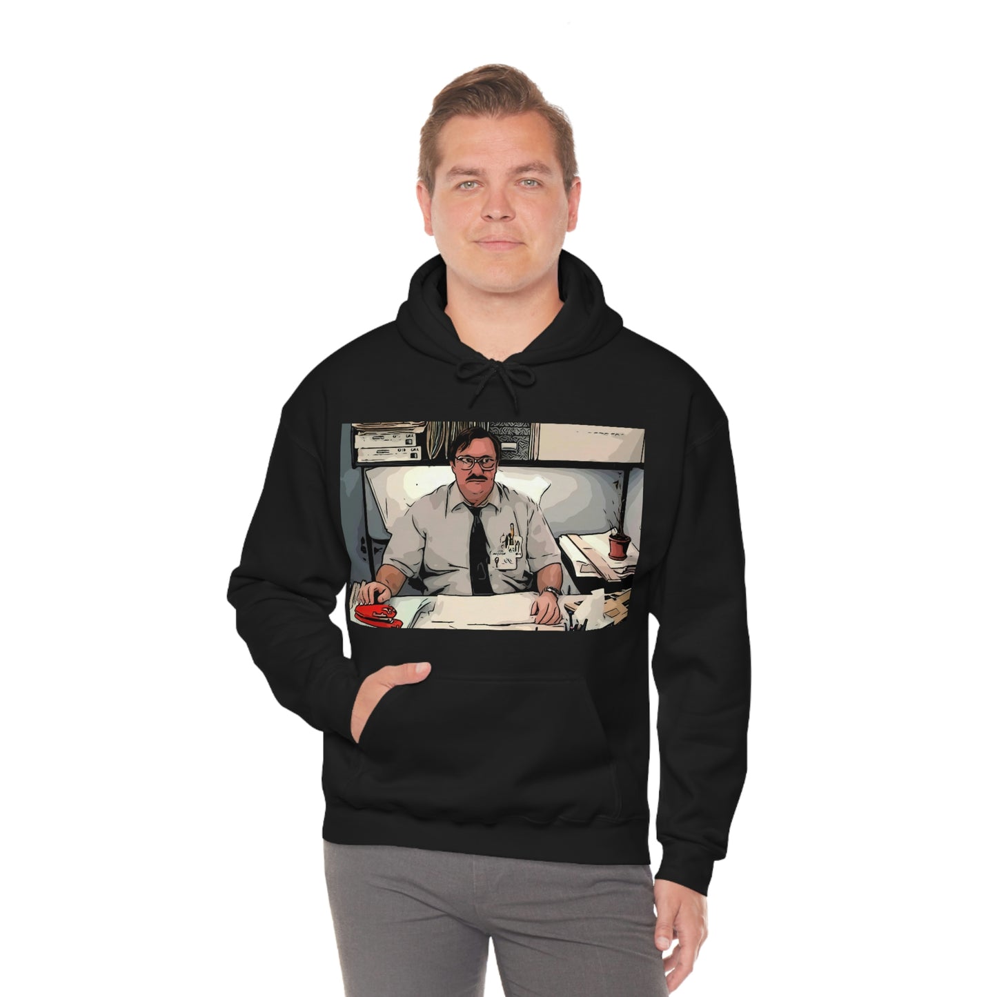 Unisex Heavy Blend™ Hooded Sweatshirt Office space ~ Milton