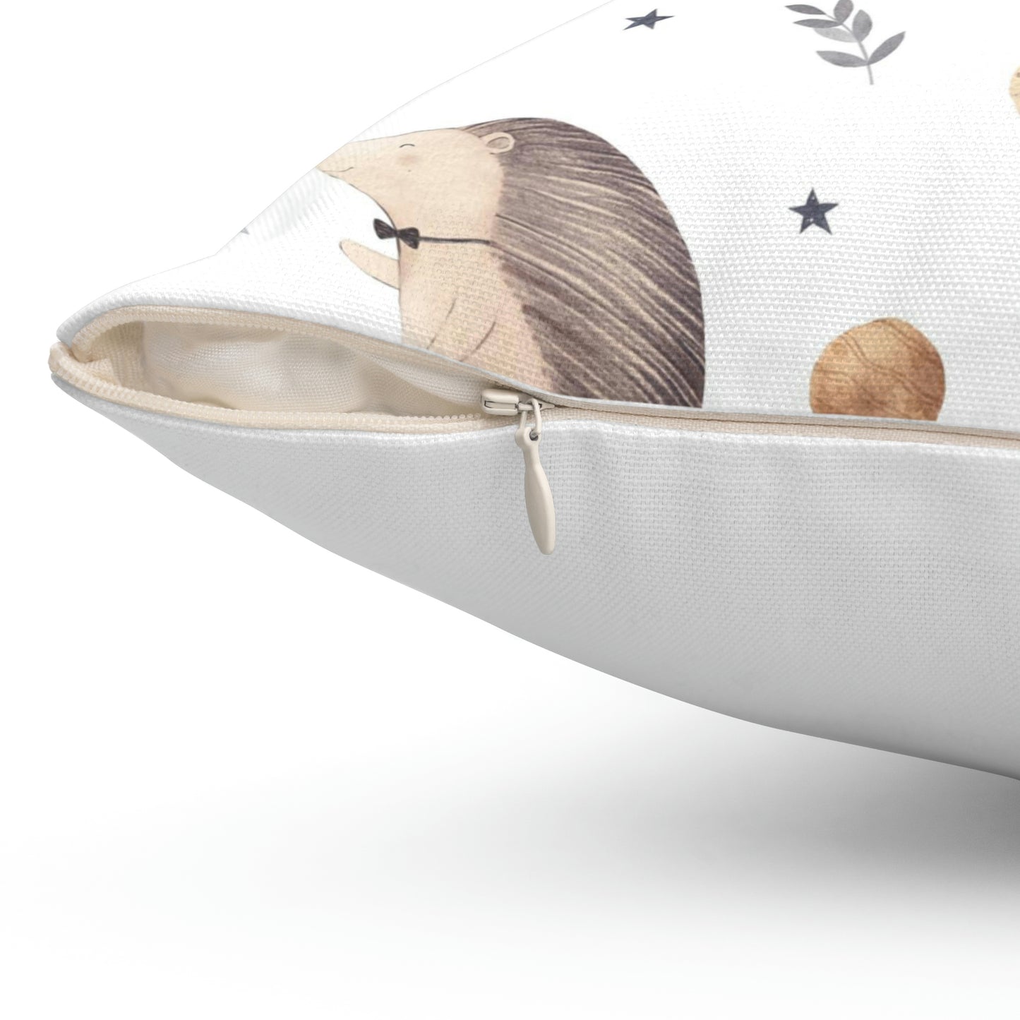 Spun Polyester Square Pillow Watercolor background with reaching for stars