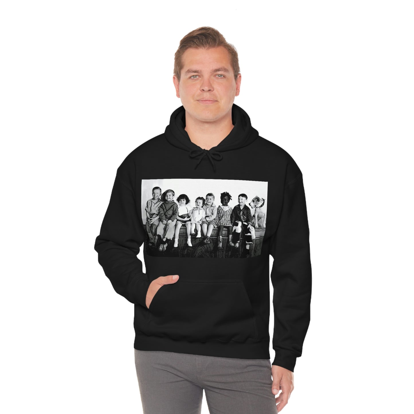 Unisex Heavy Blend™ Hooded Sweatshirt Little Rascals