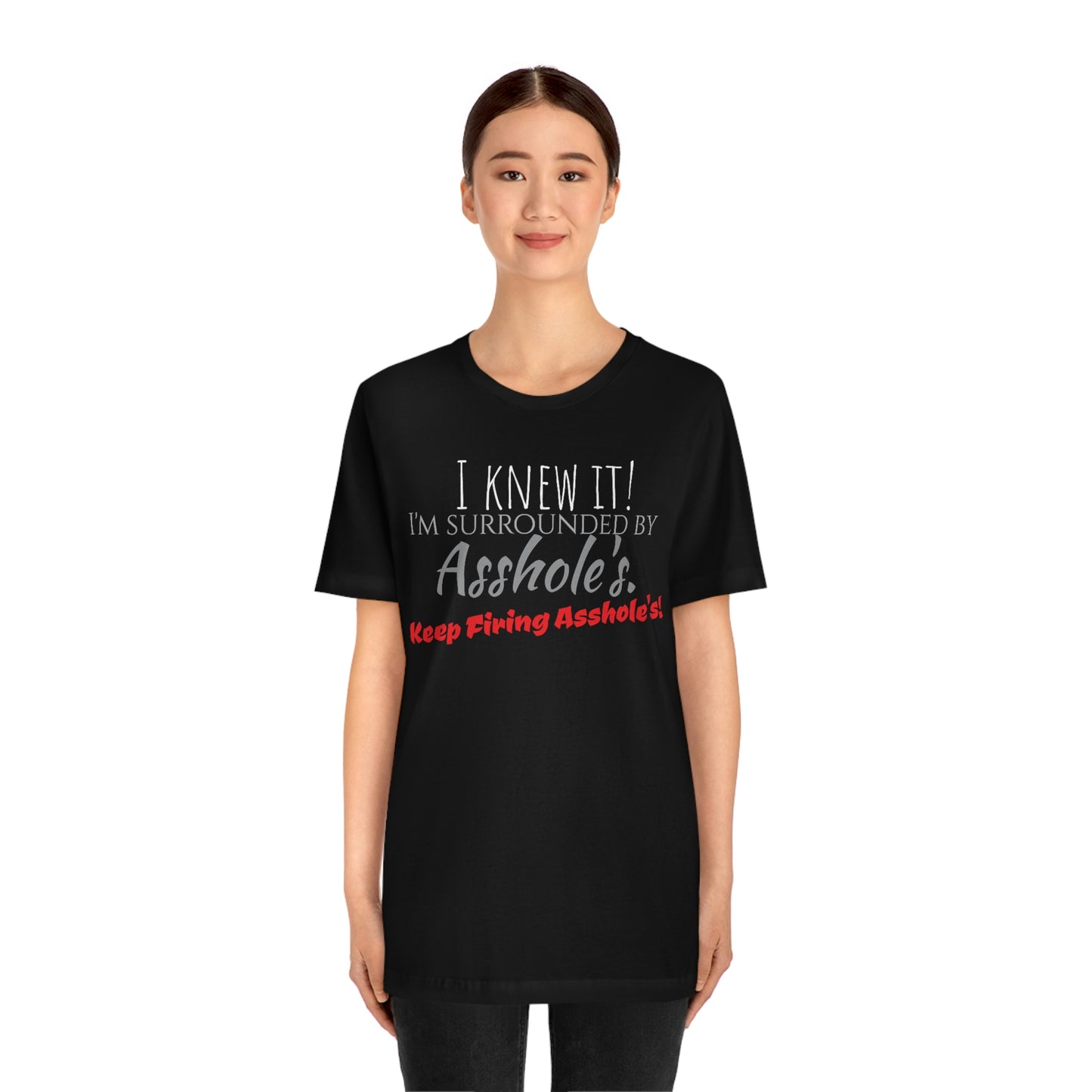 Unisex Jersey Short Sleeve Tee Keep firing
