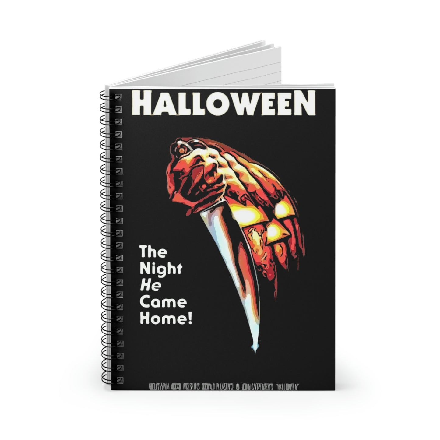 Spiral Notebook - Ruled Line Halloween movie poster