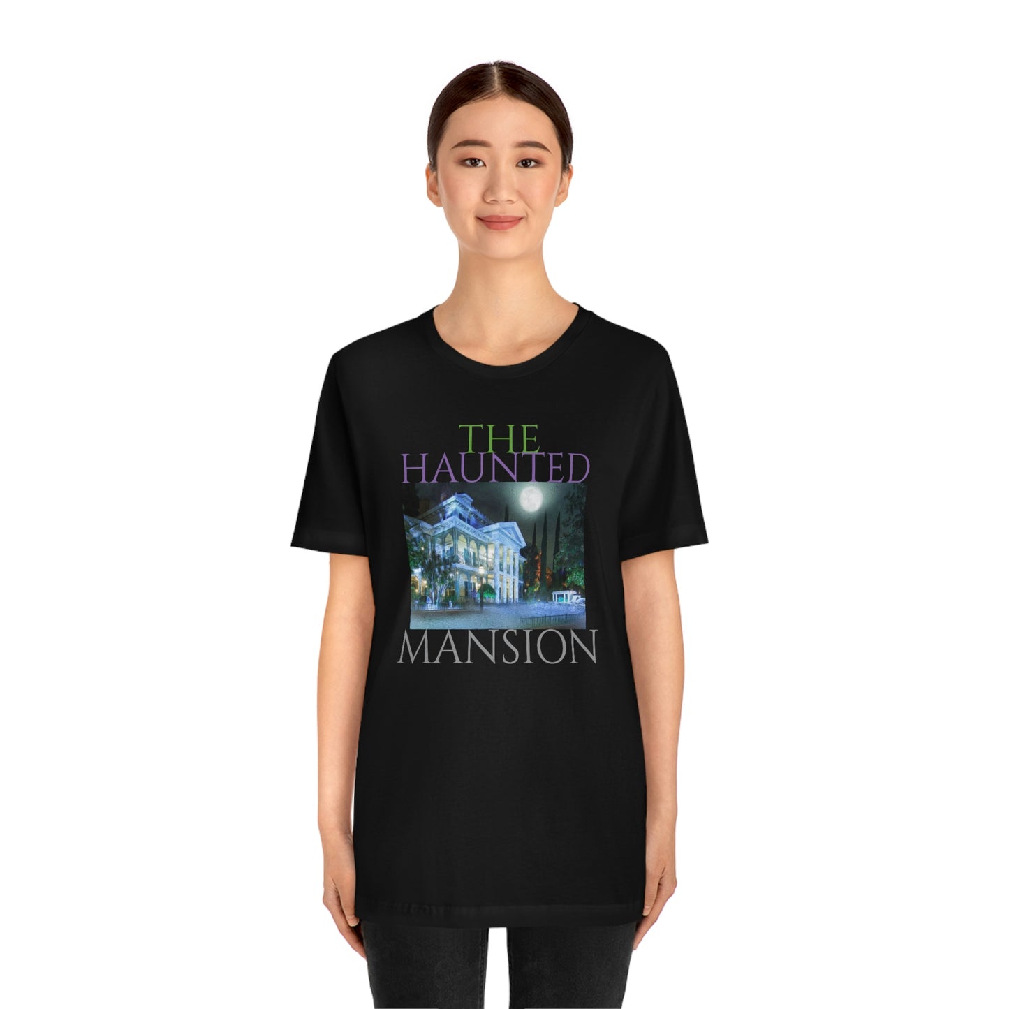 Unisex Jersey Short Sleeve Tee Disneyland HAUNTED MANSION