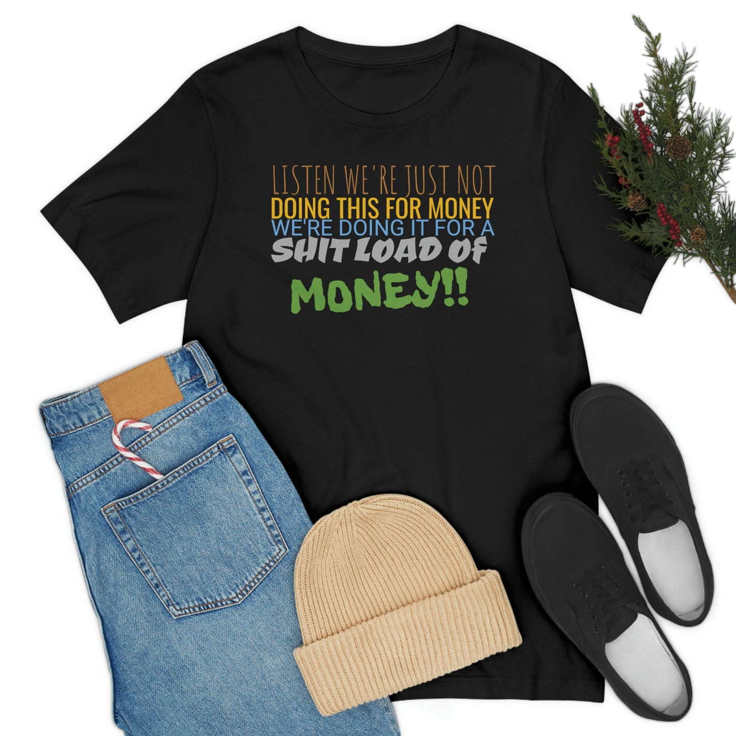 Unisex Jersey Short Sleeve Tee SpaceBalls movie "money"