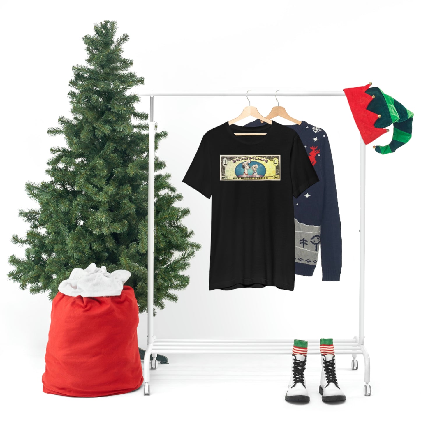 Unisex Jersey Short Sleeve Tee DUSNEYLAND DOLLARS 101 DALMATIONS
