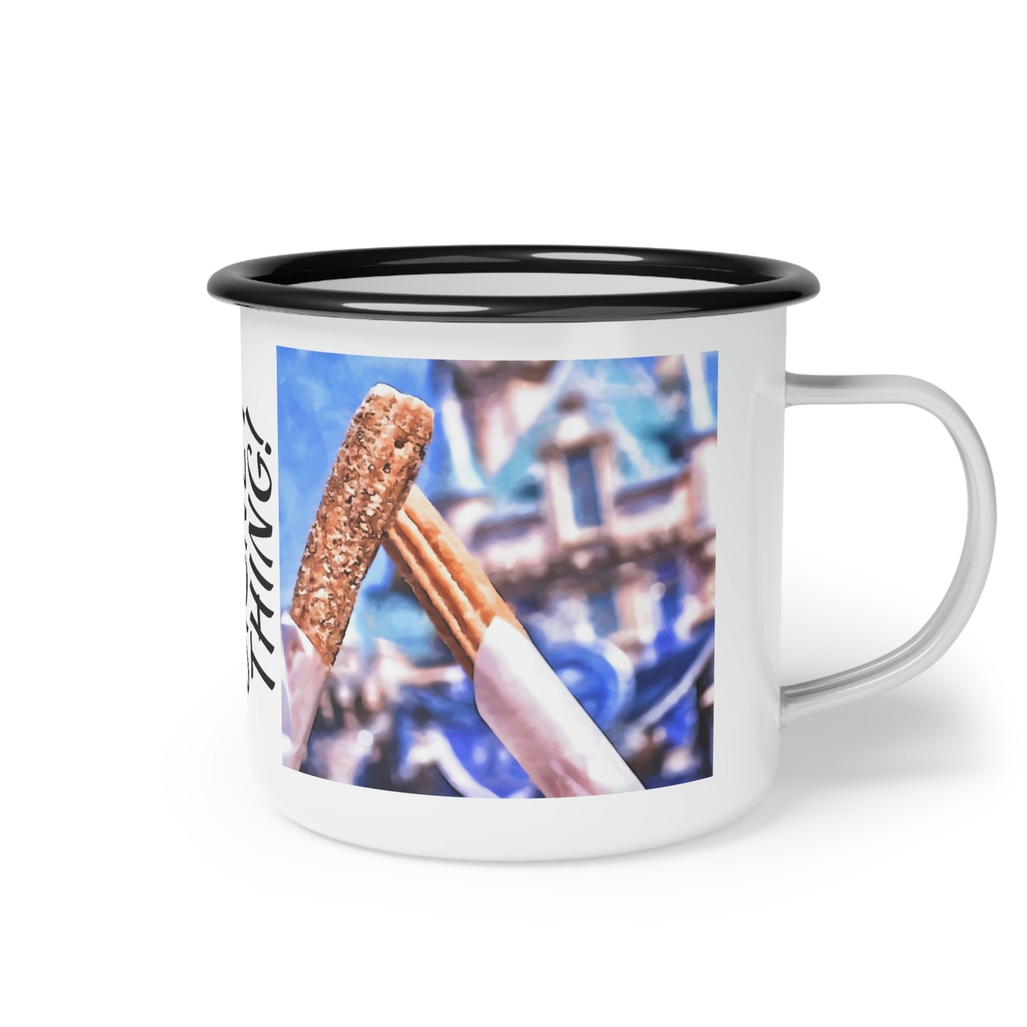 A Enamel Camp Cup Disneyland ~Churros~ It's A Disney Thing!