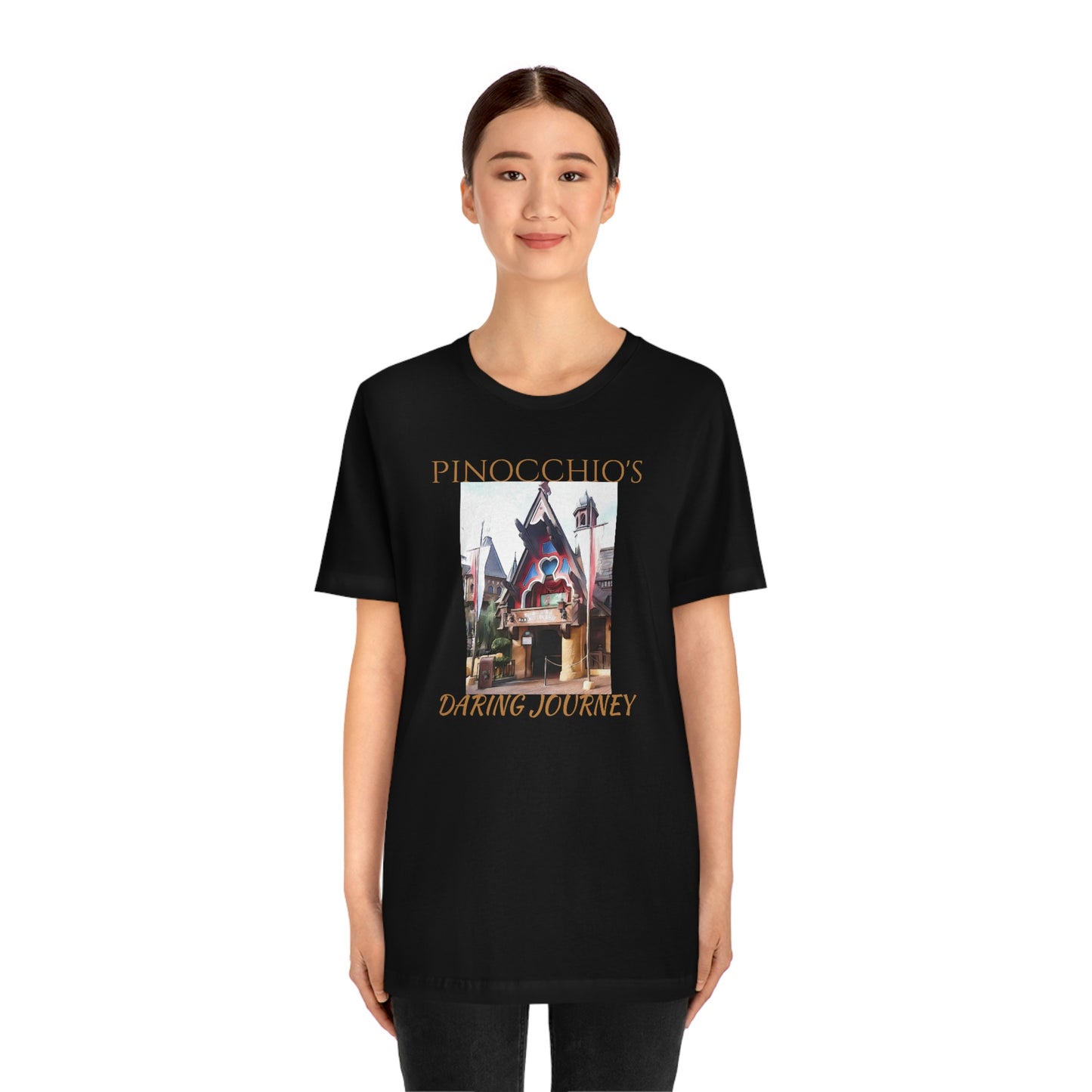 Unisex Jersey Short Sleeve Tee PINOCCHIO'S DARING JOURNEY