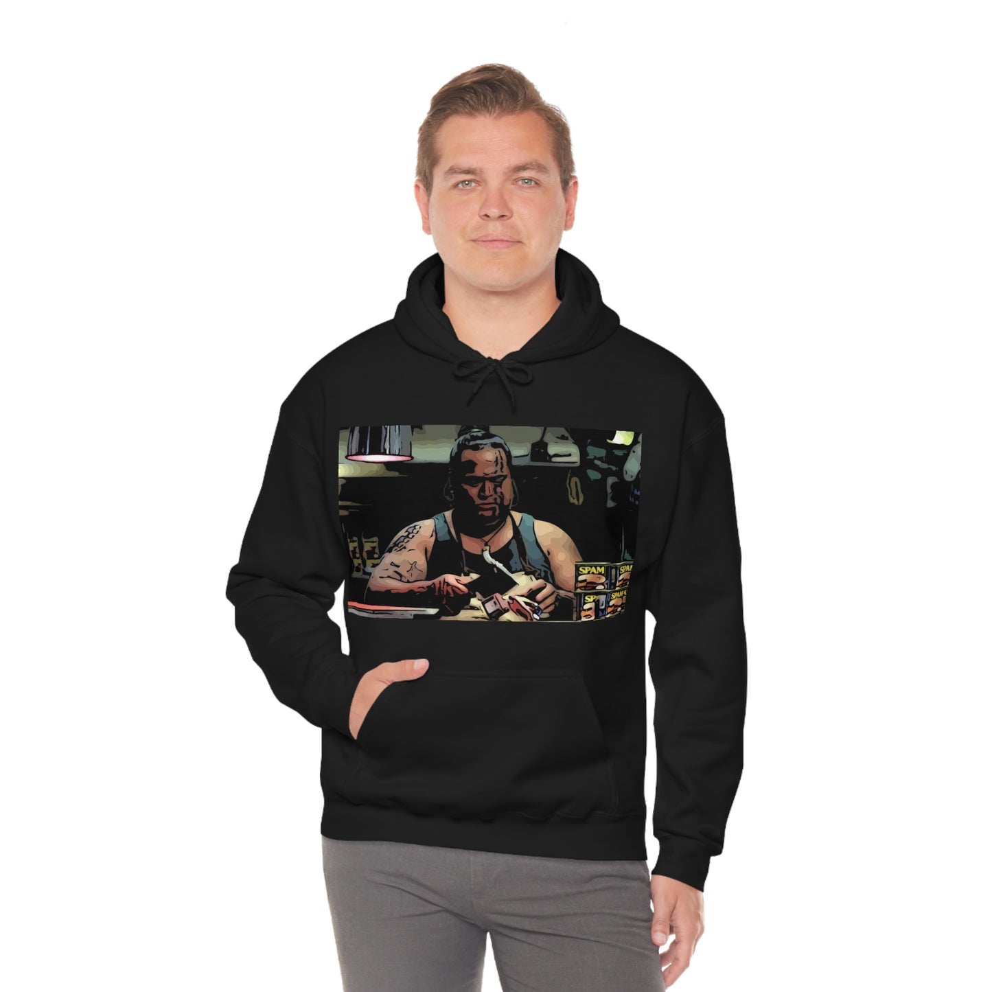 Unisex Heavy Blend™ Hooded Sweatshirt 50 First Dates ~ Nick ~ Tattoo Face