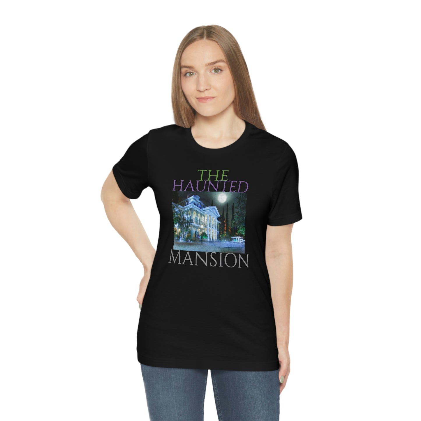 Unisex Jersey Short Sleeve Tee Disneyland HAUNTED MANSION