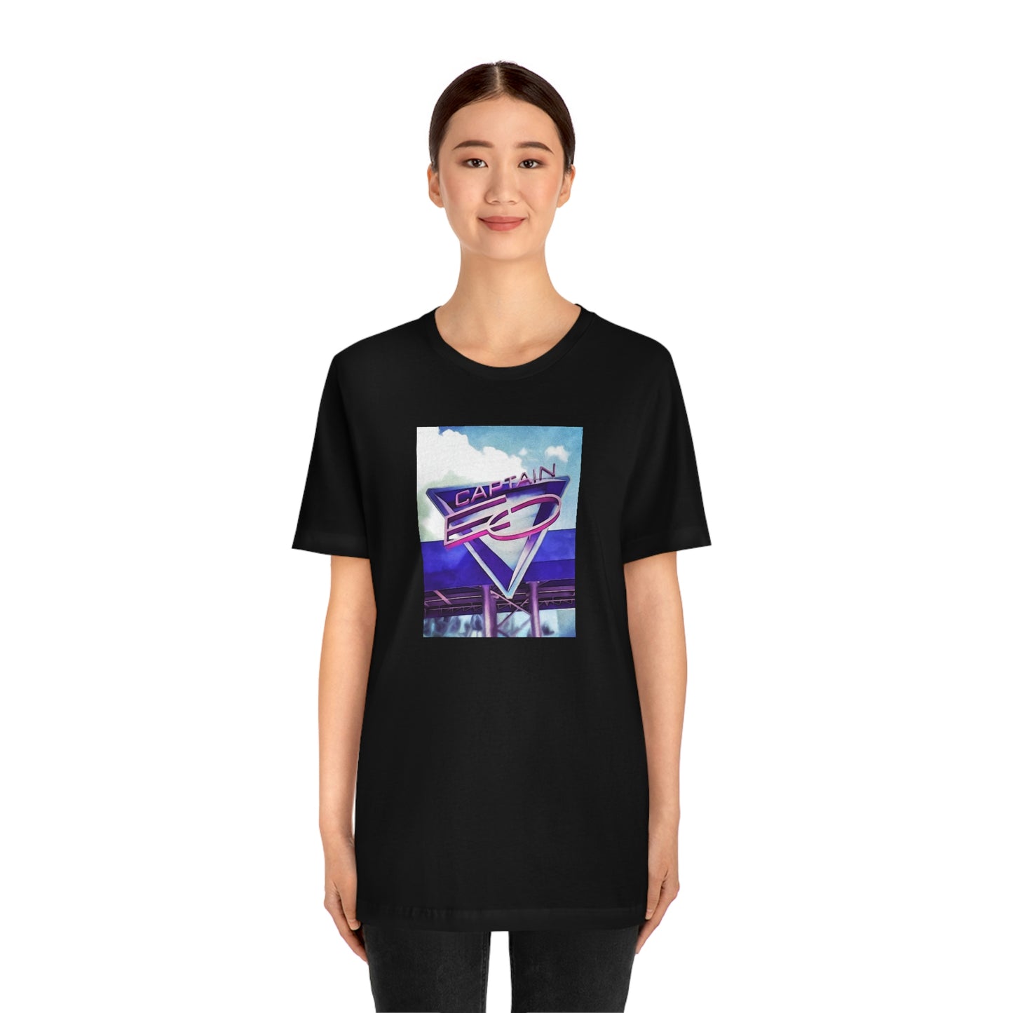 Unisex Jersey Short Sleeve Tee CAPTAIN EO