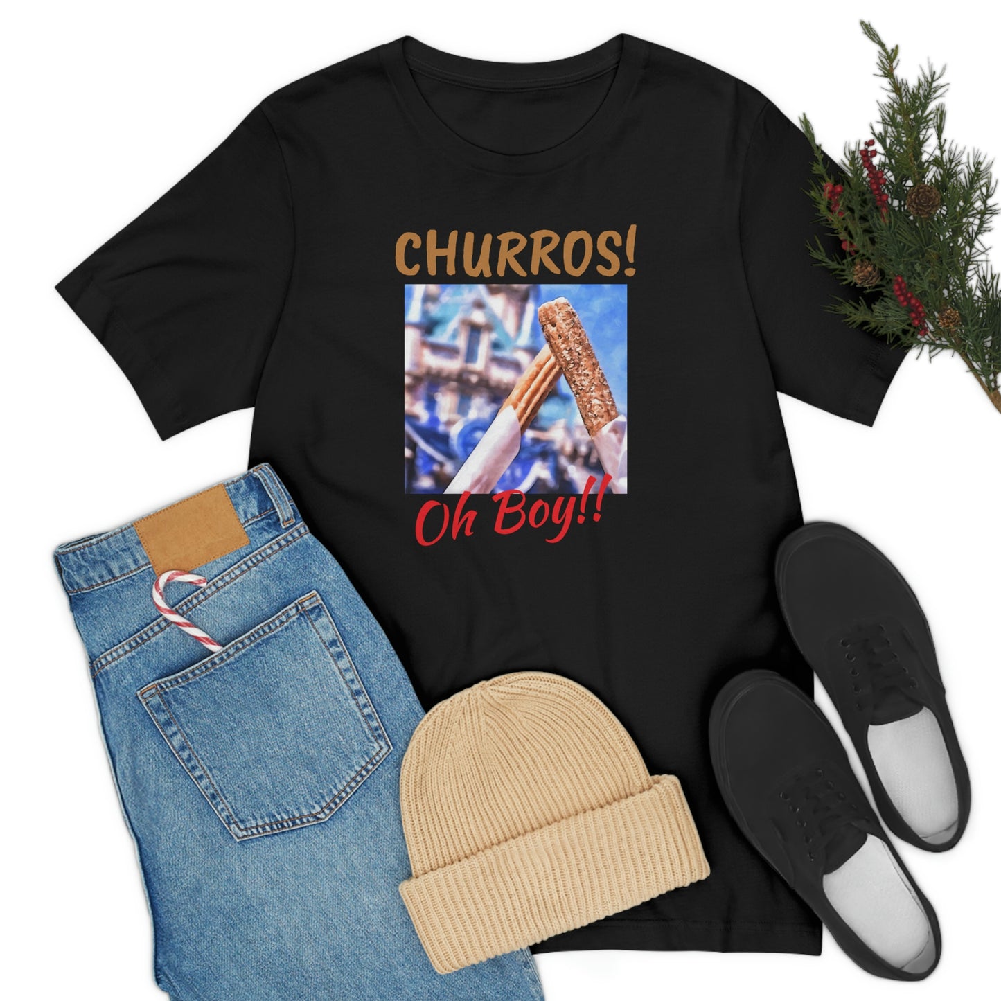 Unisex Jersey Short Sleeve Tee DISNEYLAND CHURROS